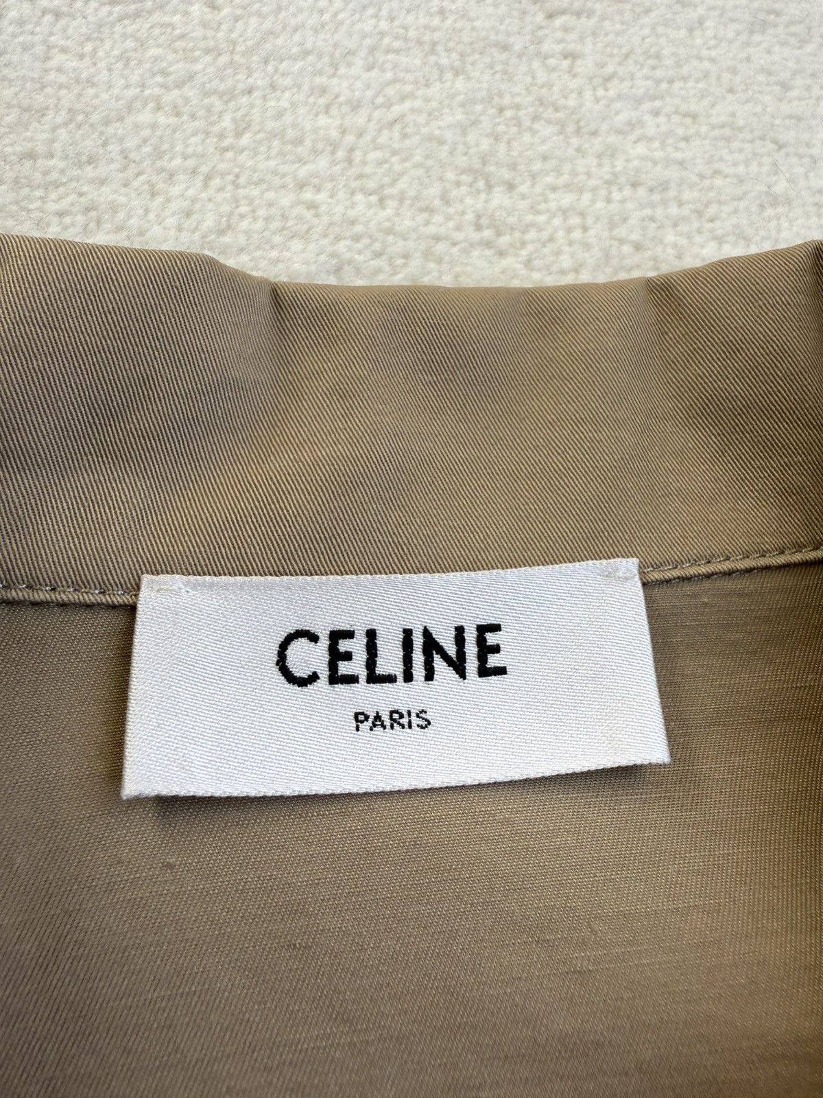 Celine SS23 $990 🤑 Celine military short sleeve shirt Hedi 41 L Size US L / EU 52-54 / 3 - 21 Thumbnail