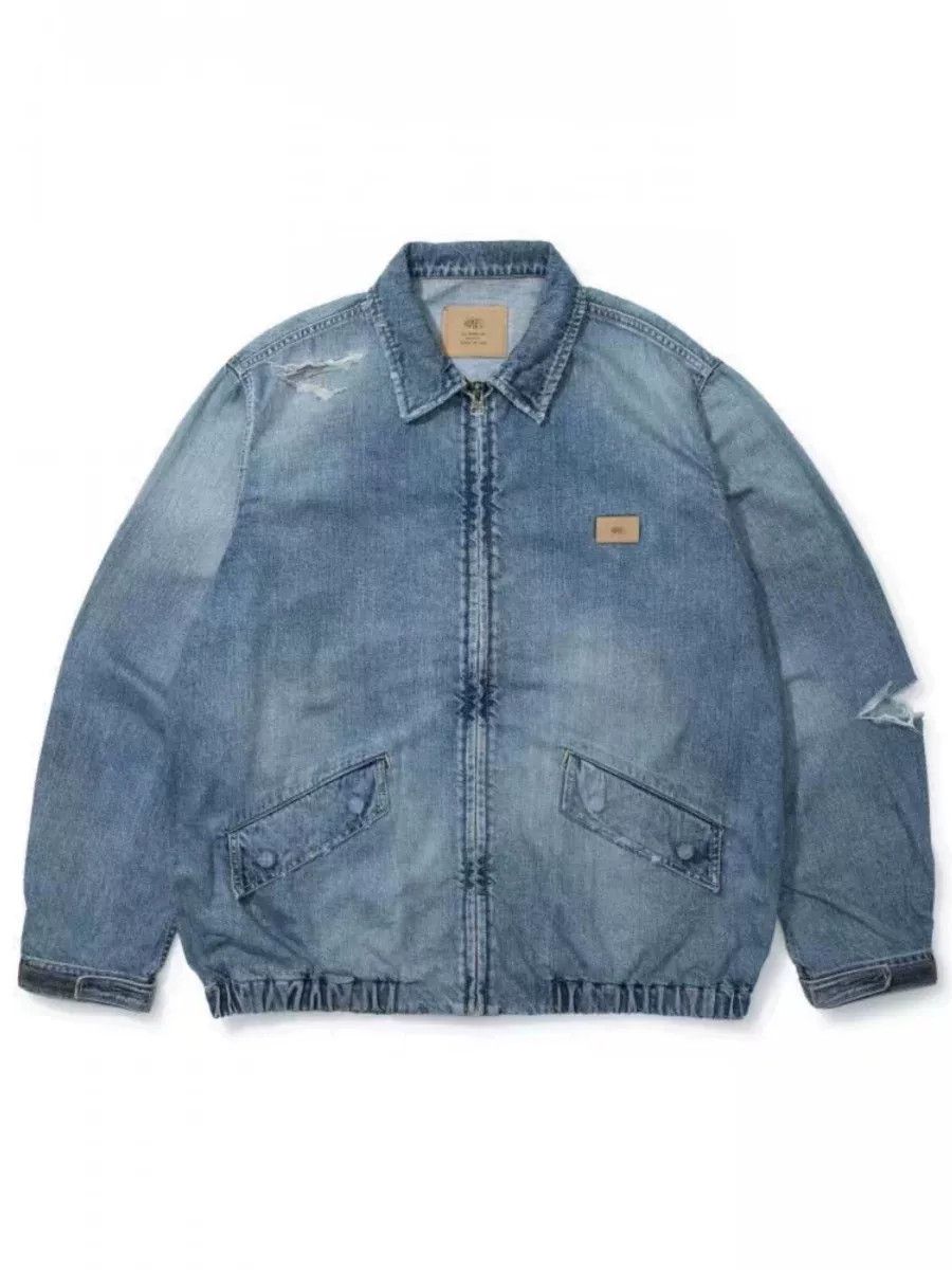 Madness MADNESS 22SS Washed Distressed Denim Jacket Size US L / EU 52-54 / 3 - 1 Thumbnail