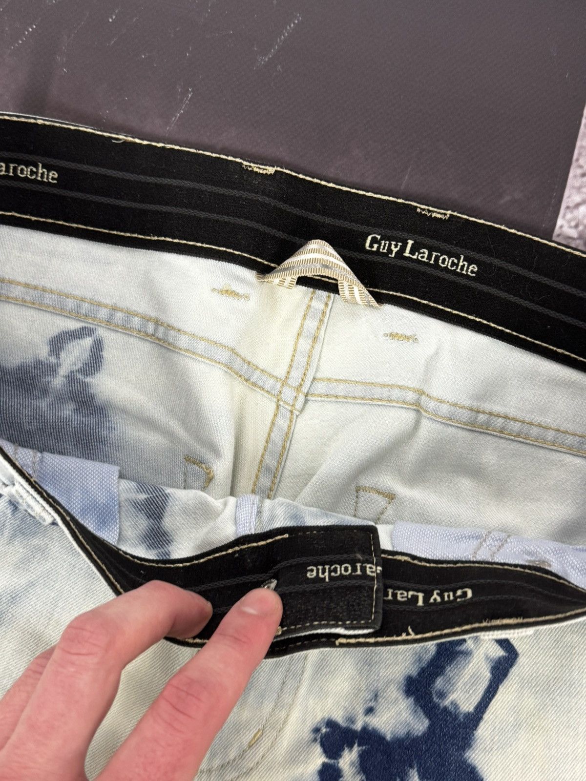 Guy Laroche × Vintage Guy Laroche denim pants Size US 34 / EU 50 - 4 Thumbnail