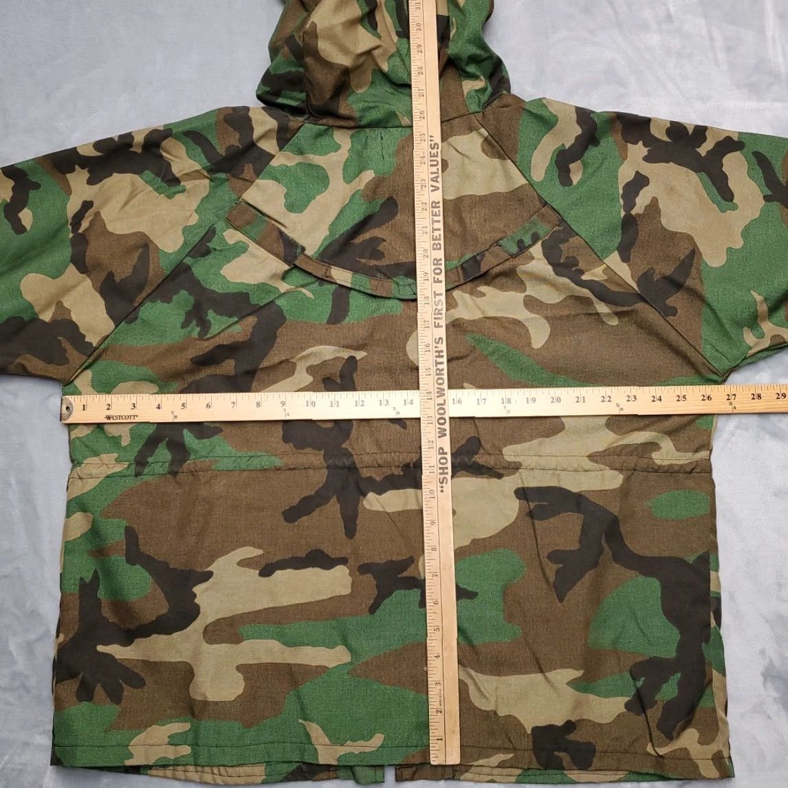 Vintage VINTAGE Gary Neese Jacket Men M Green Camo 80s Hooded Hunting Made in USA Windbreaker Sleeve Long Zip Mens Size US M / EU 48-50 / 2 - 6 Thumbnail