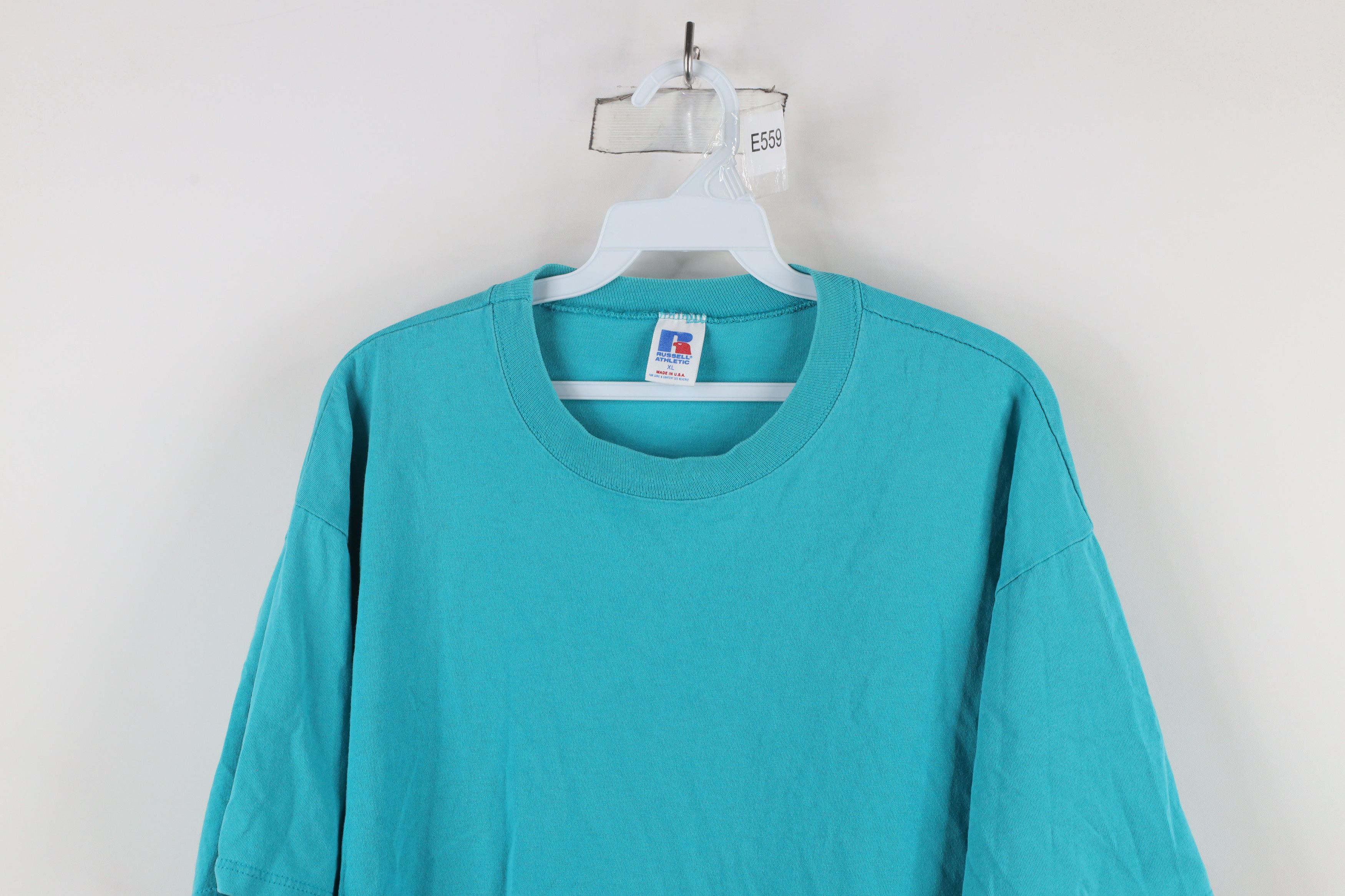 Russell Athletic × Vintage Vintage 90s Russell Athletic Short Sleeve T-Shirt Cotton USA Size US XL / EU 56 / 4 - 2 Thumbnail