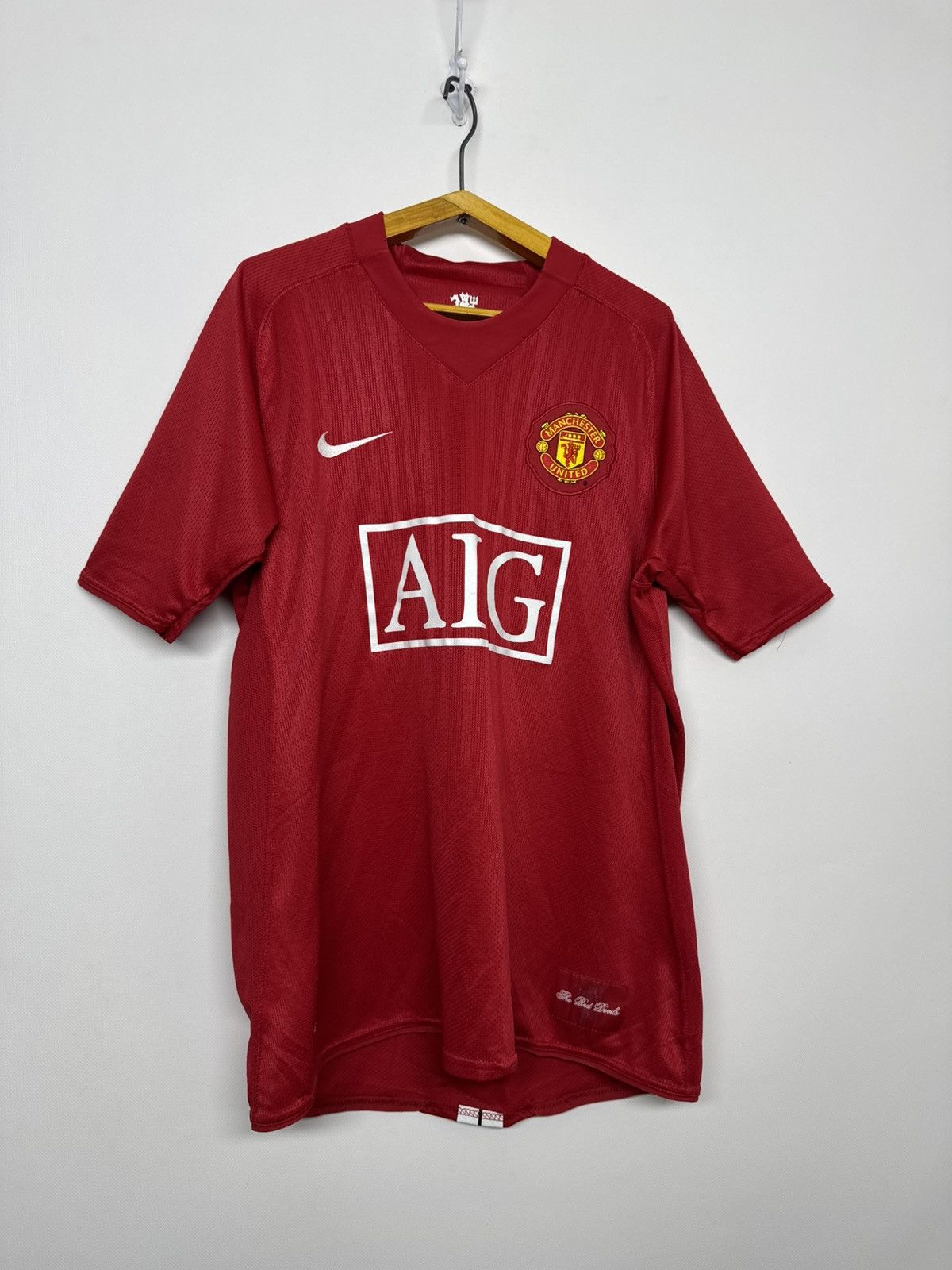 Nike Vintage Nike Manchester United 2007-09 Home Soccer Jersey Size US M / EU 48-50 / 2 - 6 Thumbnail