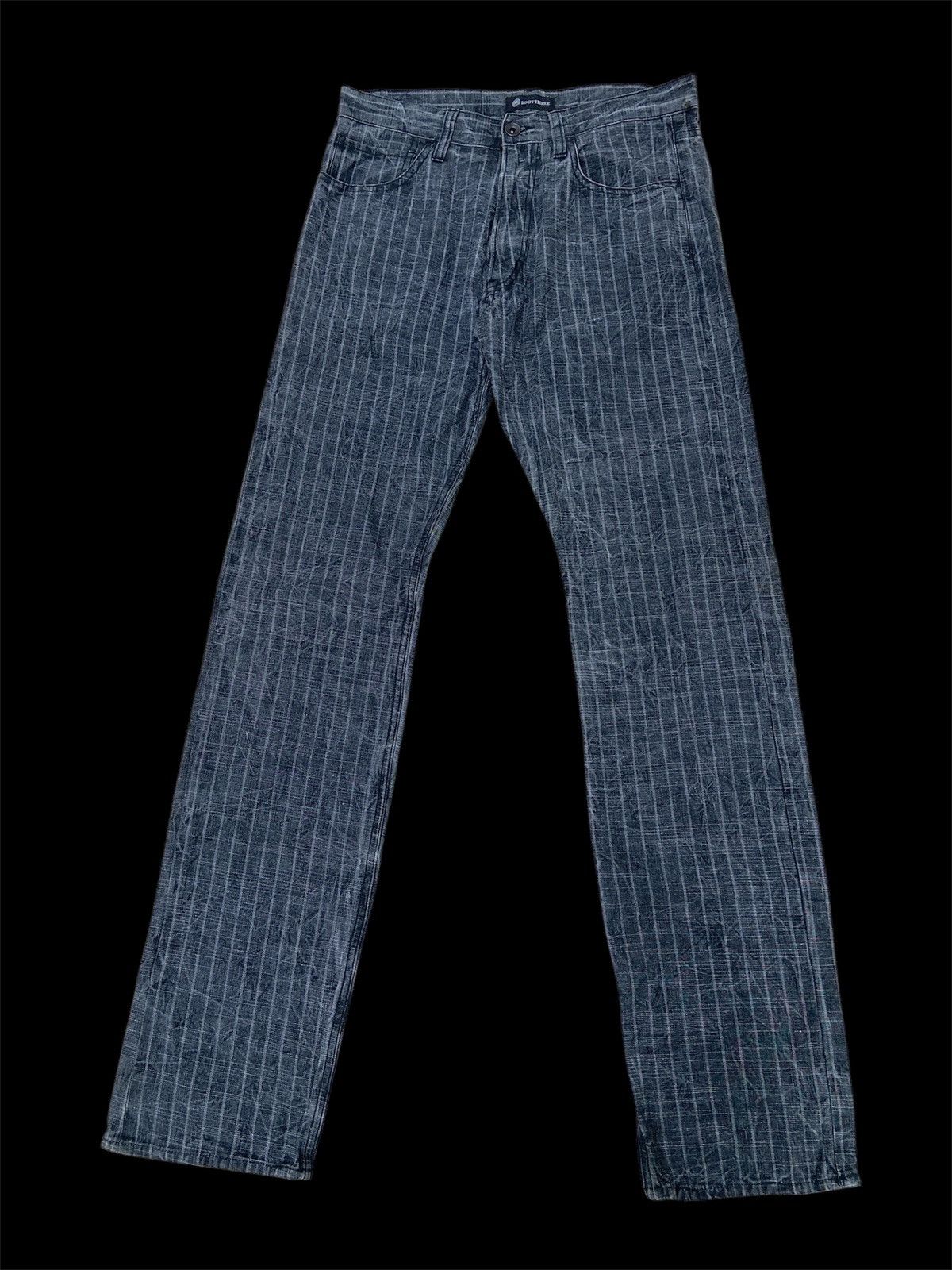If Six Was Nine × Japanese Brand × Vintage Vintage Hickory Stripe Denim Size US 30 / EU 46 - 1 Thumbnail