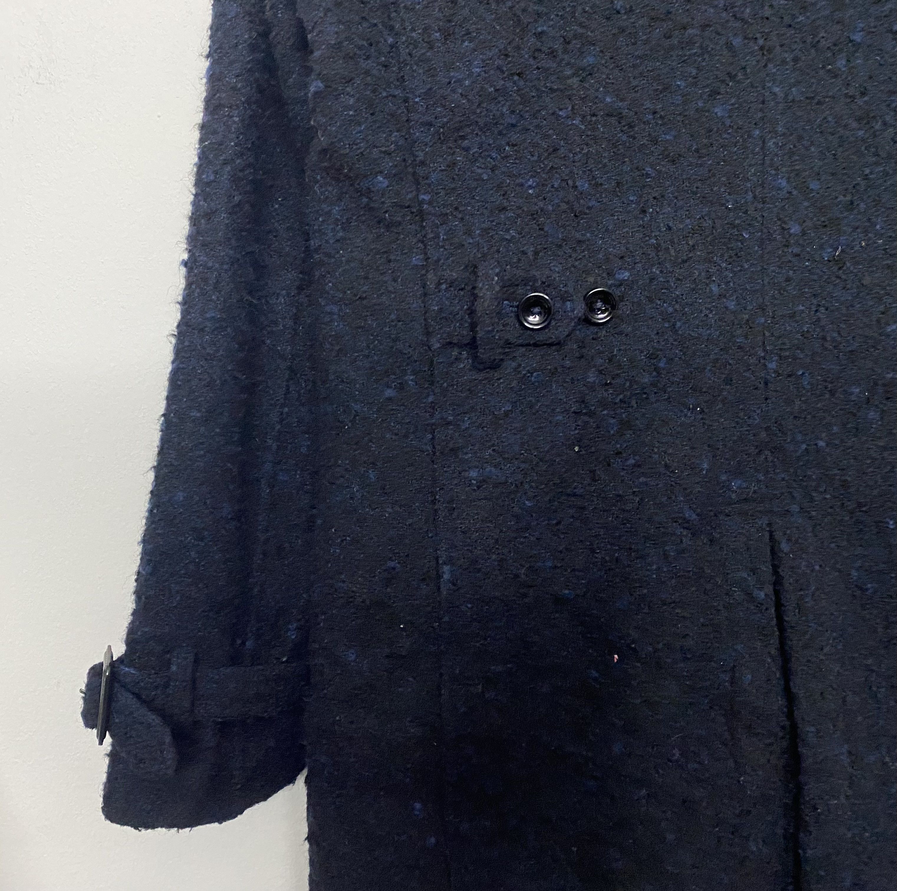 semanticdesign Semantic Design Shaggy Wool Texture Trench Coat / Overcoat Size US L / EU 52-54 / 3 - 15 Thumbnail