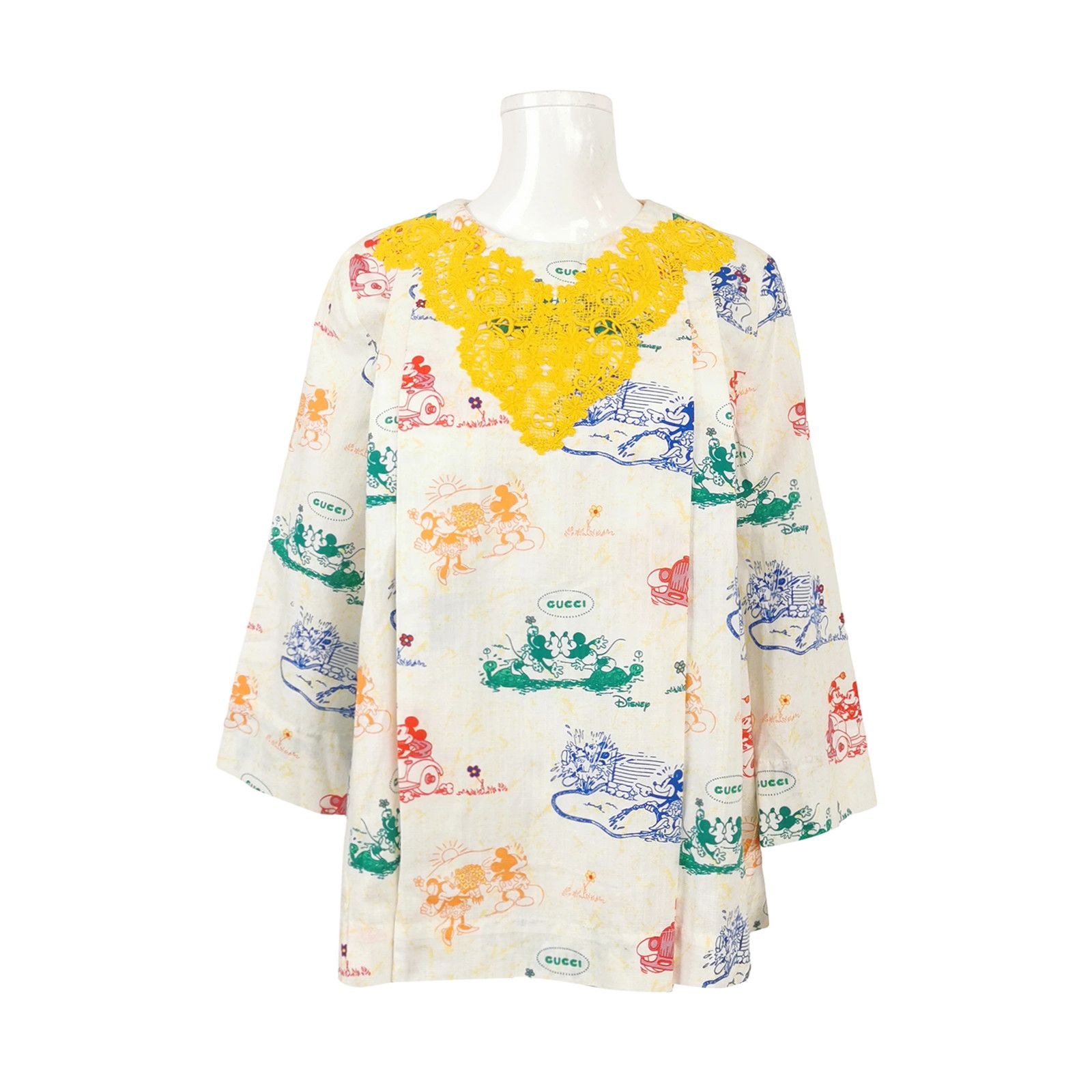 Gucci Gucci x Disney Print Blouse IT 40 Size S / US 4 / IT 40 - 1 Thumbnail