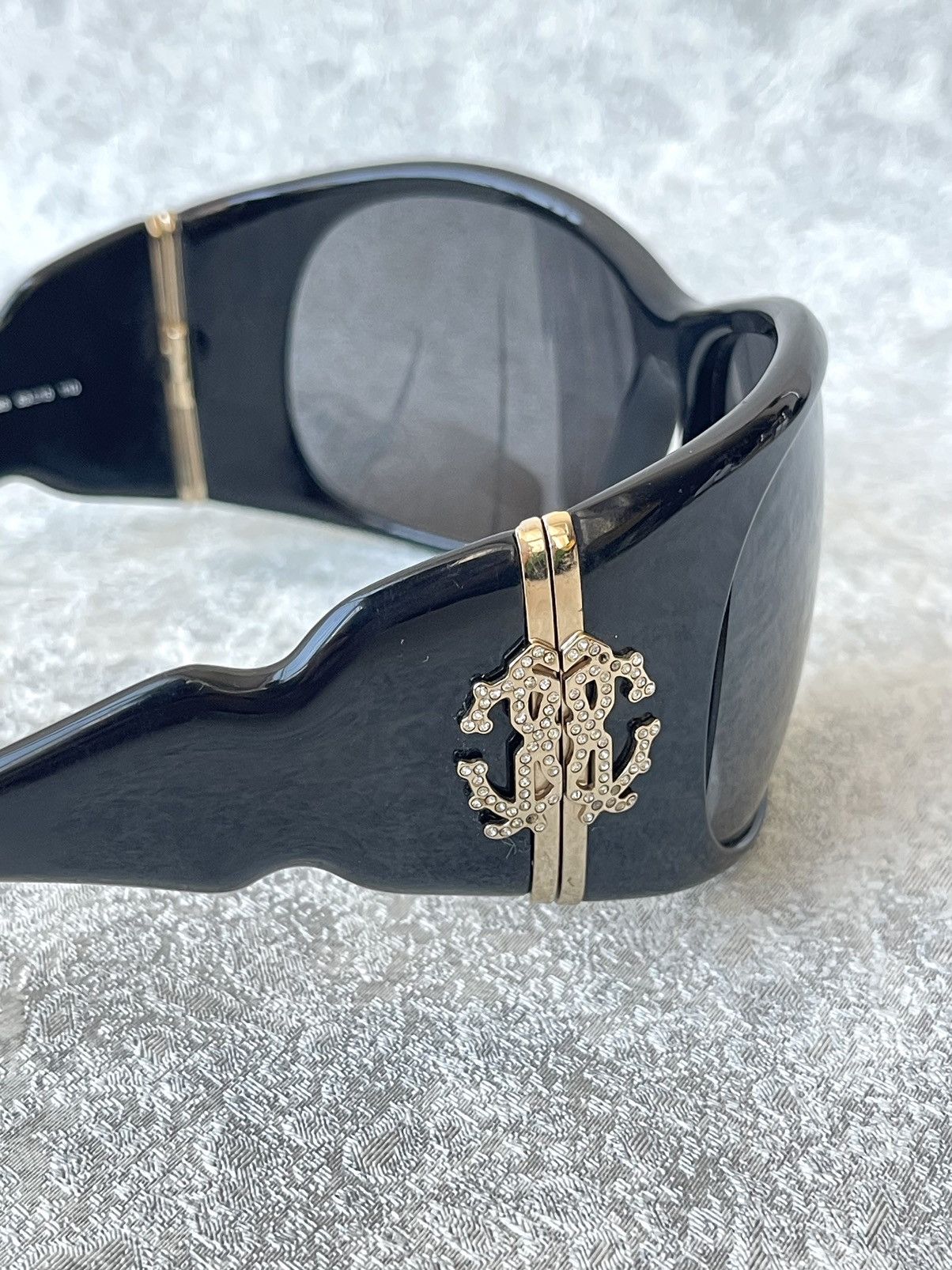 Roberto Cavalli Roberto Cavalli Demodoco 224S Sunglasses Y2K Swarovski Logo Size ONE SIZE - 13 Thumbnail