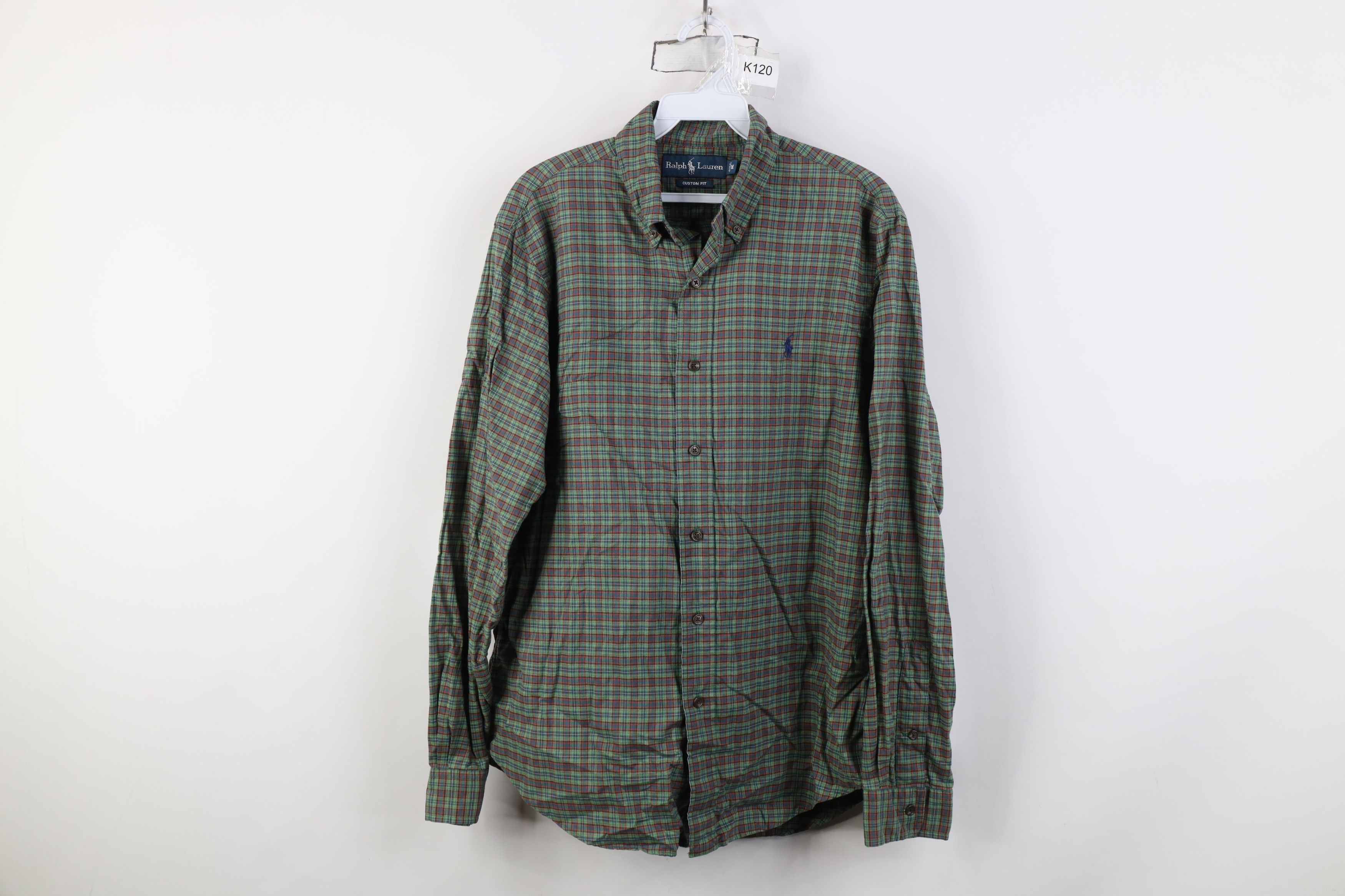 Ralph Lauren Vintage 90s Ralph Lauren Fit Flannel Button Down Shirt Size US M / EU 48-50 / 2 - 1 Thumbnail