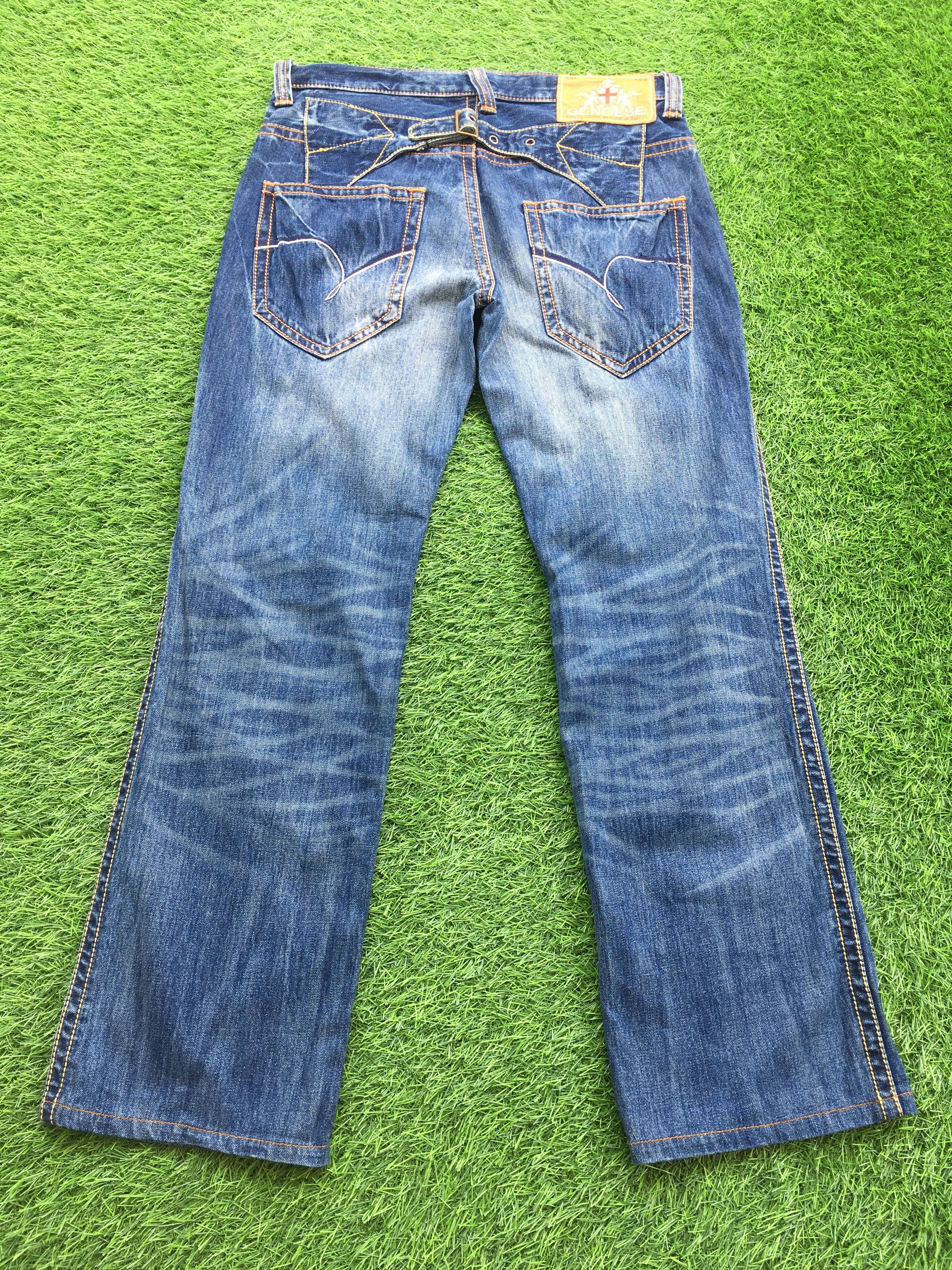 Japanese Brand Geneose Japanese Multipocket Straight Jeans D-938 Size US 30 / EU 46 - 2 Thumbnail