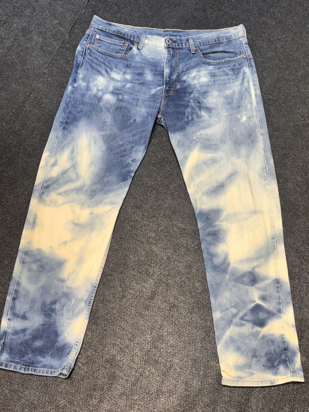 Levi's Levi's 502 Regular Taper Jeans - Custom Cloud Tie-Dye Size US 37 - 2 Thumbnail