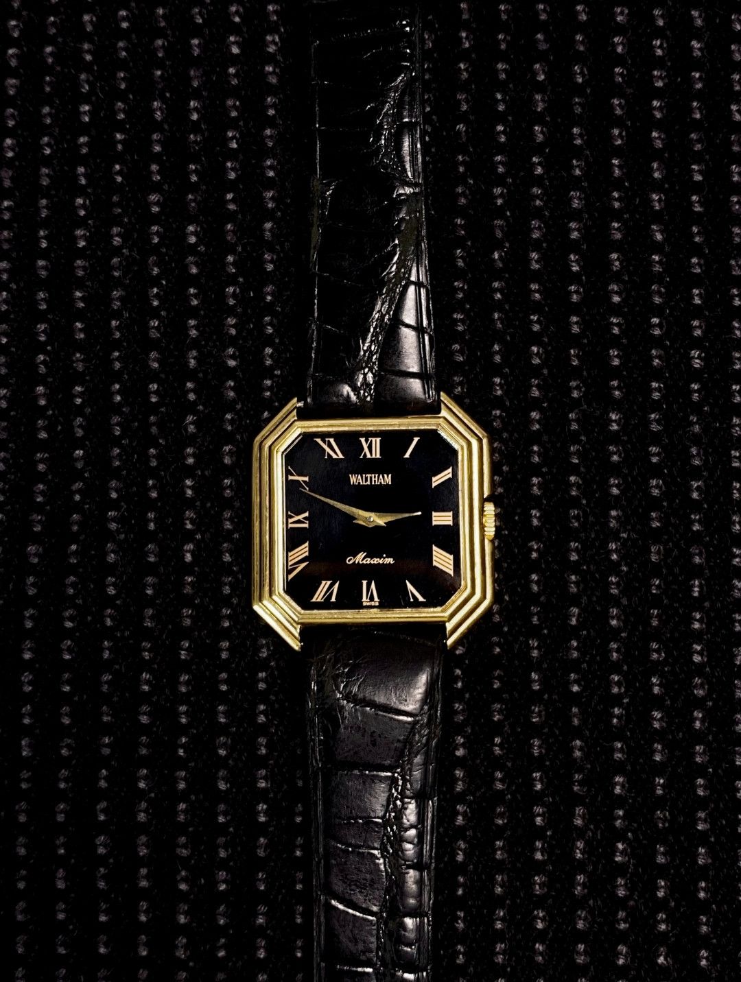 💥 Vtg Waltham Maxim Ceinture Homage