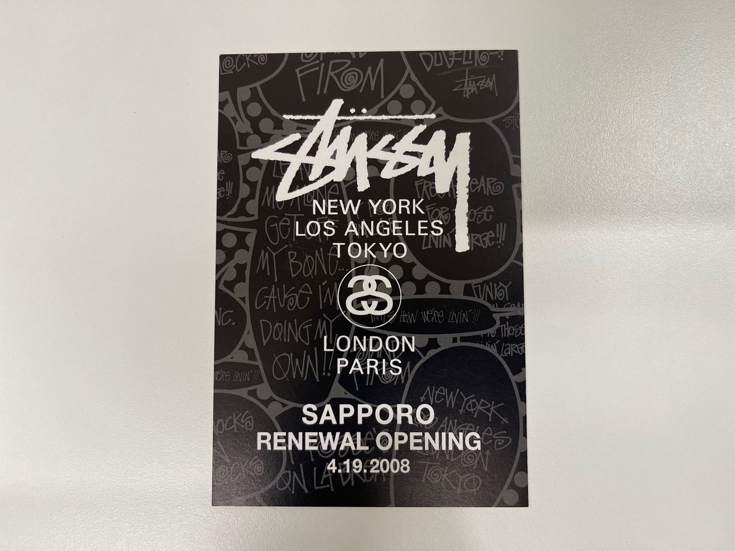 Stussy STUSSY SAPPORO CHAPT art Postercards 2008 Size ONE SIZE - 2 Thumbnail