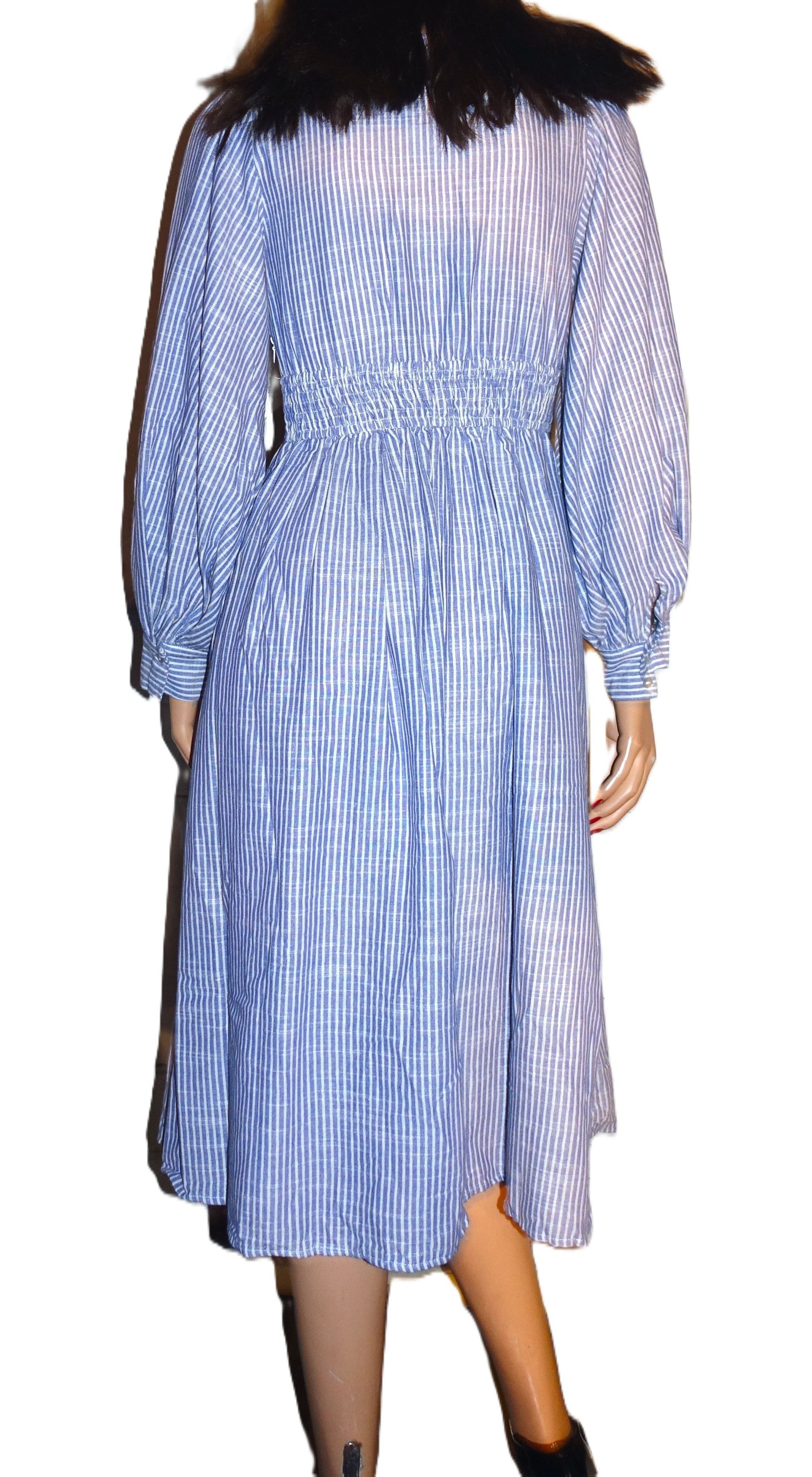 Other Cupshe Blue White Striped Dress XS NWT Size XS / US 0-2 / IT 36-38 - 5 Thumbnail