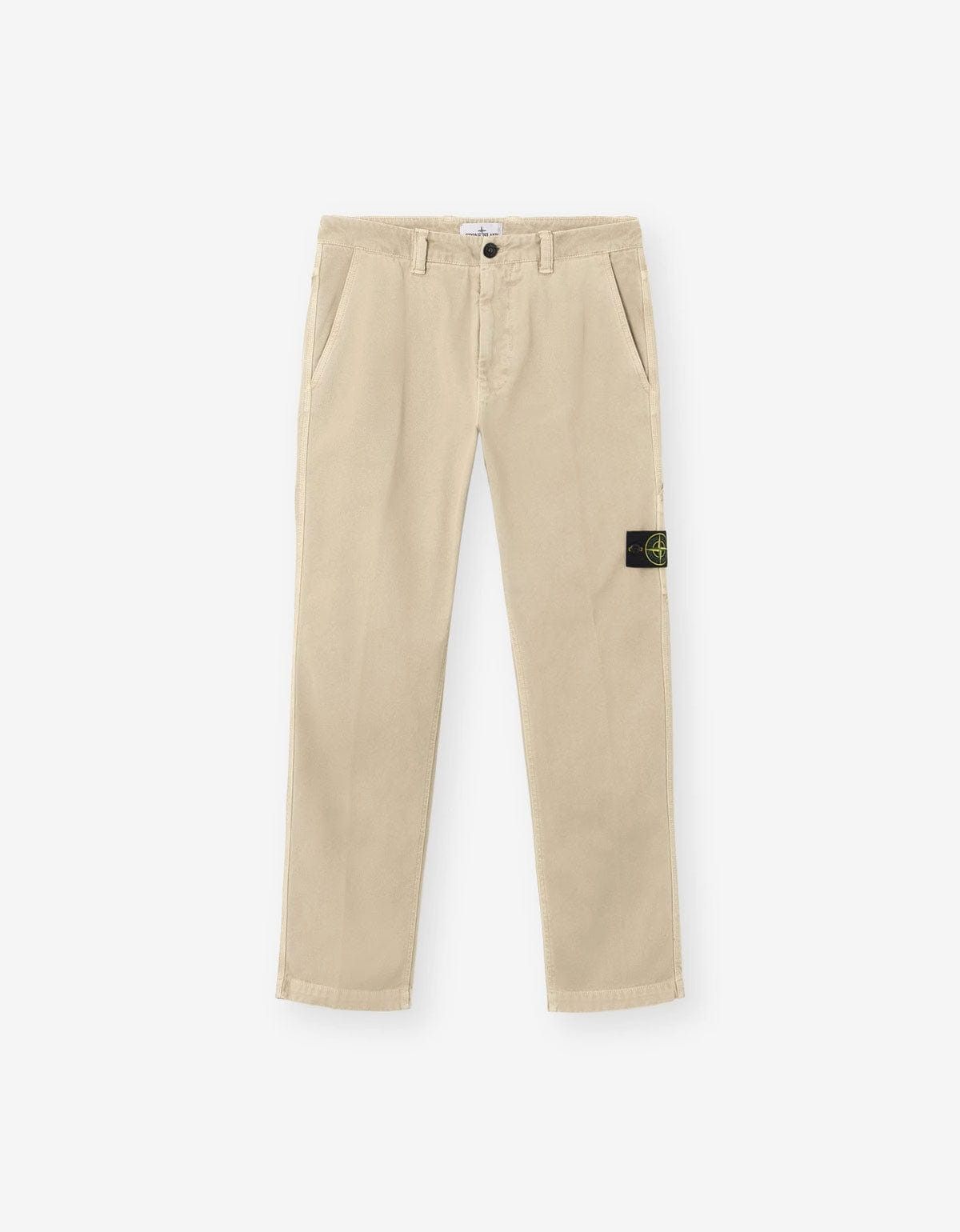 Stone Island Stone Island Beige Old Effect Trousers Size US 34 / EU 50 - 1 Thumbnail