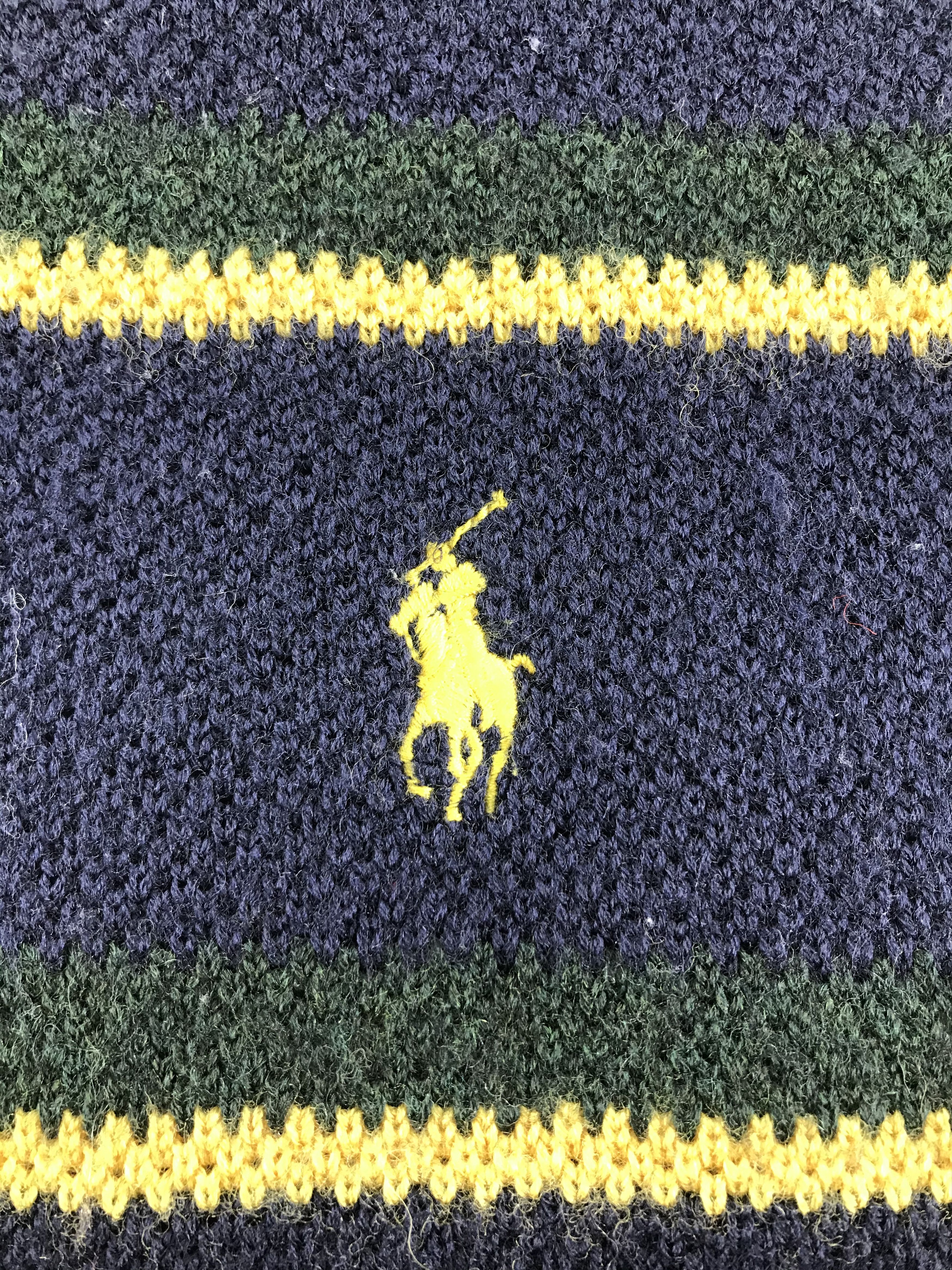 Polo Ralph Lauren Vintage Polo Ralph Lauren Scarf/Muffler/Neckwear MF1633 Size ONE SIZE - 4 Thumbnail