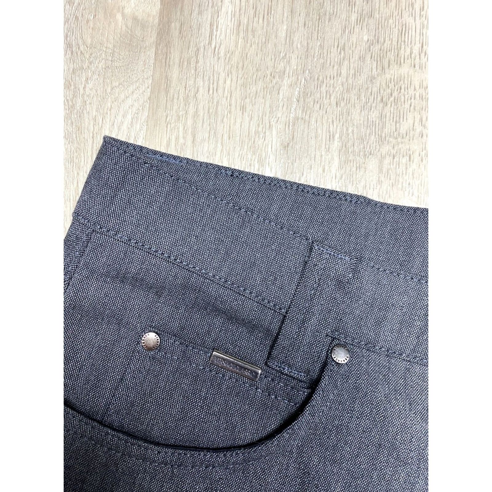 Versace VINTAGE Versace Mens Chino Pants Wool Gray 36 Size US 36 / EU 52 - 3 Thumbnail