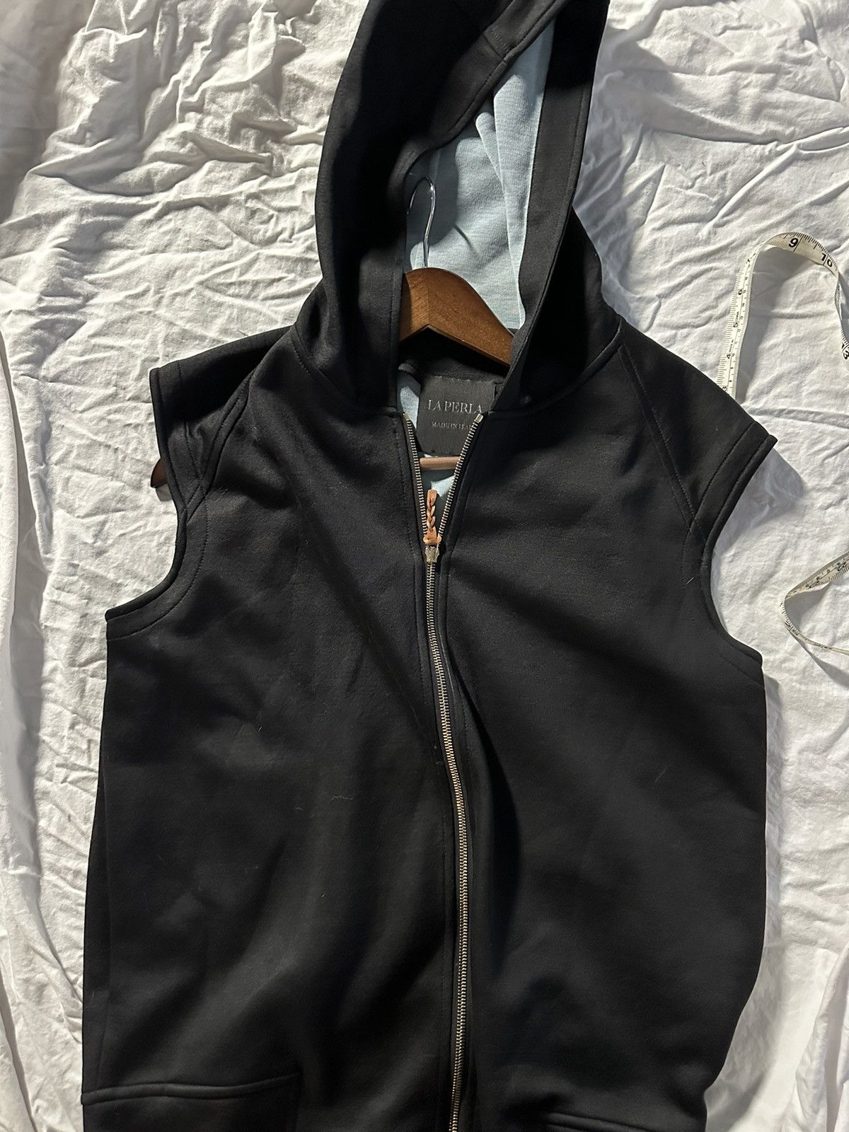 La Perla unisex la perla cotton silk hooded vest Size S / US 4 / IT 40 - 5 Thumbnail