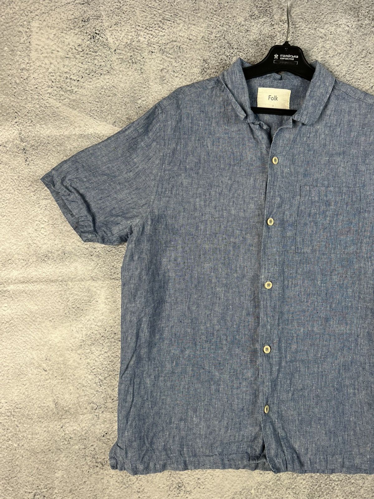 Folk Vintage Folk linen shirt Size US L / EU 52-54 / 3 - 4 Thumbnail