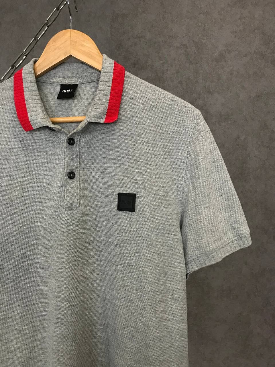 Hugo Boss Hugo Boss luxury designer logo polo tee Size US L / EU 52-54 / 3 - 2 Thumbnail