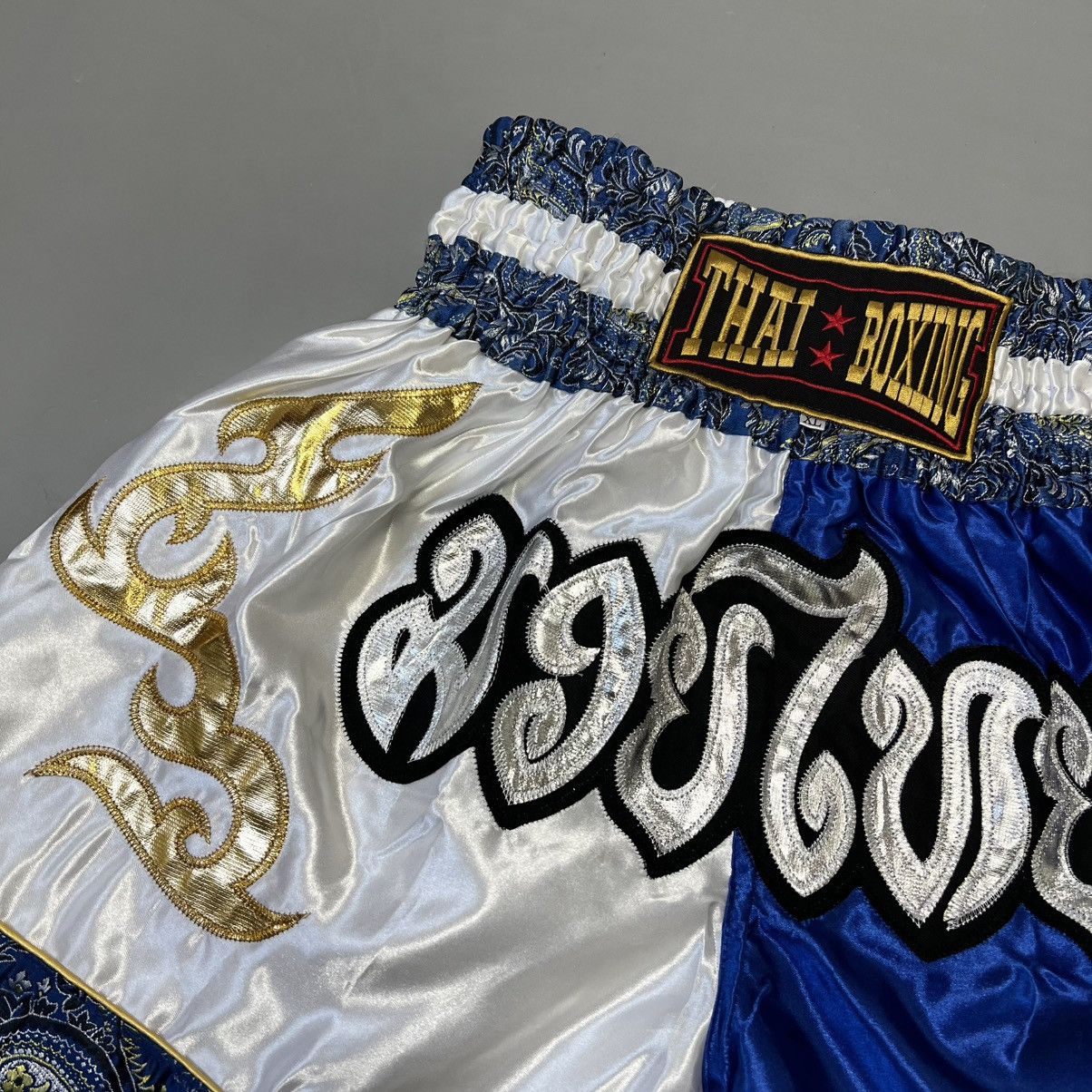 Japanese Brand × Vintage Vintage Muay Thai Boxing Shorts Size US 34 / EU 50 - 4 Thumbnail