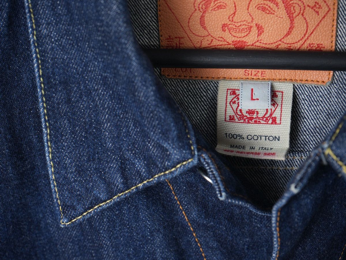 Evisu Evisu Type 2 denim jacket Made in Italy L Size US L / EU 52-54 / 3 - 7 Thumbnail