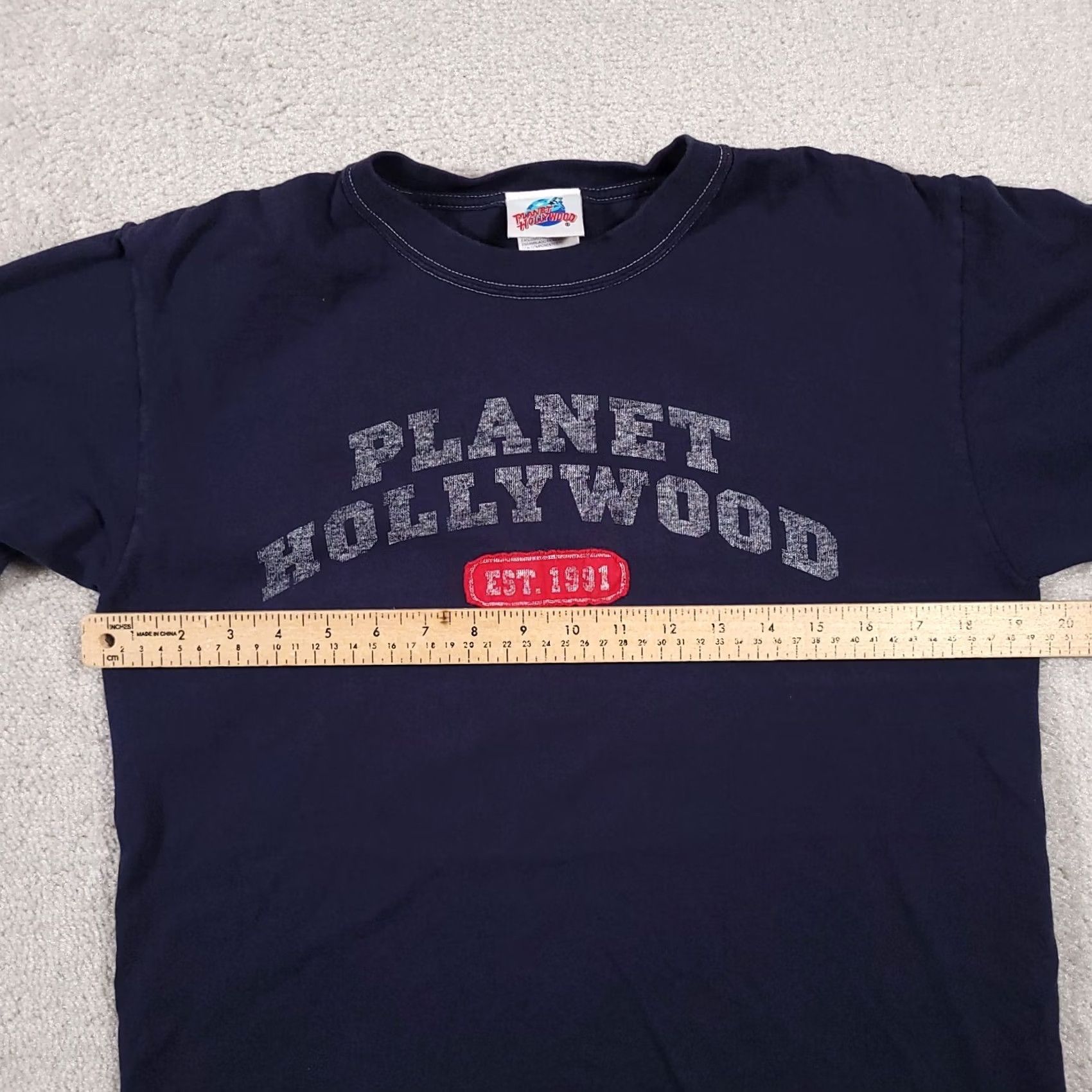Planet Hollywood VINTAGE Planet Hollywood Honolulu T Shirt Size Medium Blue Short Sleeve Tee Mens 90s Classic Logo Stitch Size US M / EU 48-50 / 2 - 5 Thumbnail