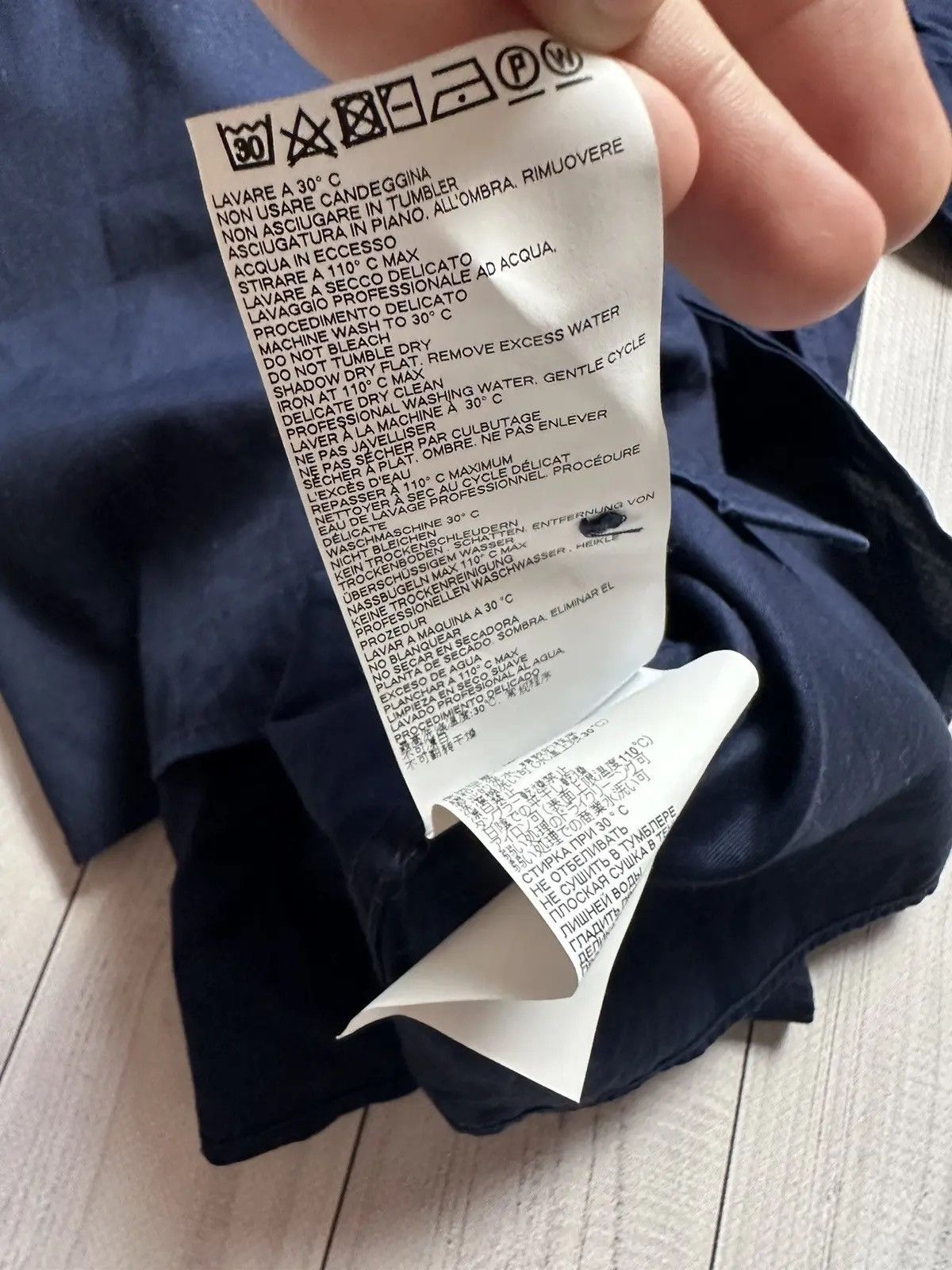 Vivienne Westwood Vintage Vivienne Westwood navy shirt logo size L Size US L / EU 52-54 / 3 - 7 Thumbnail