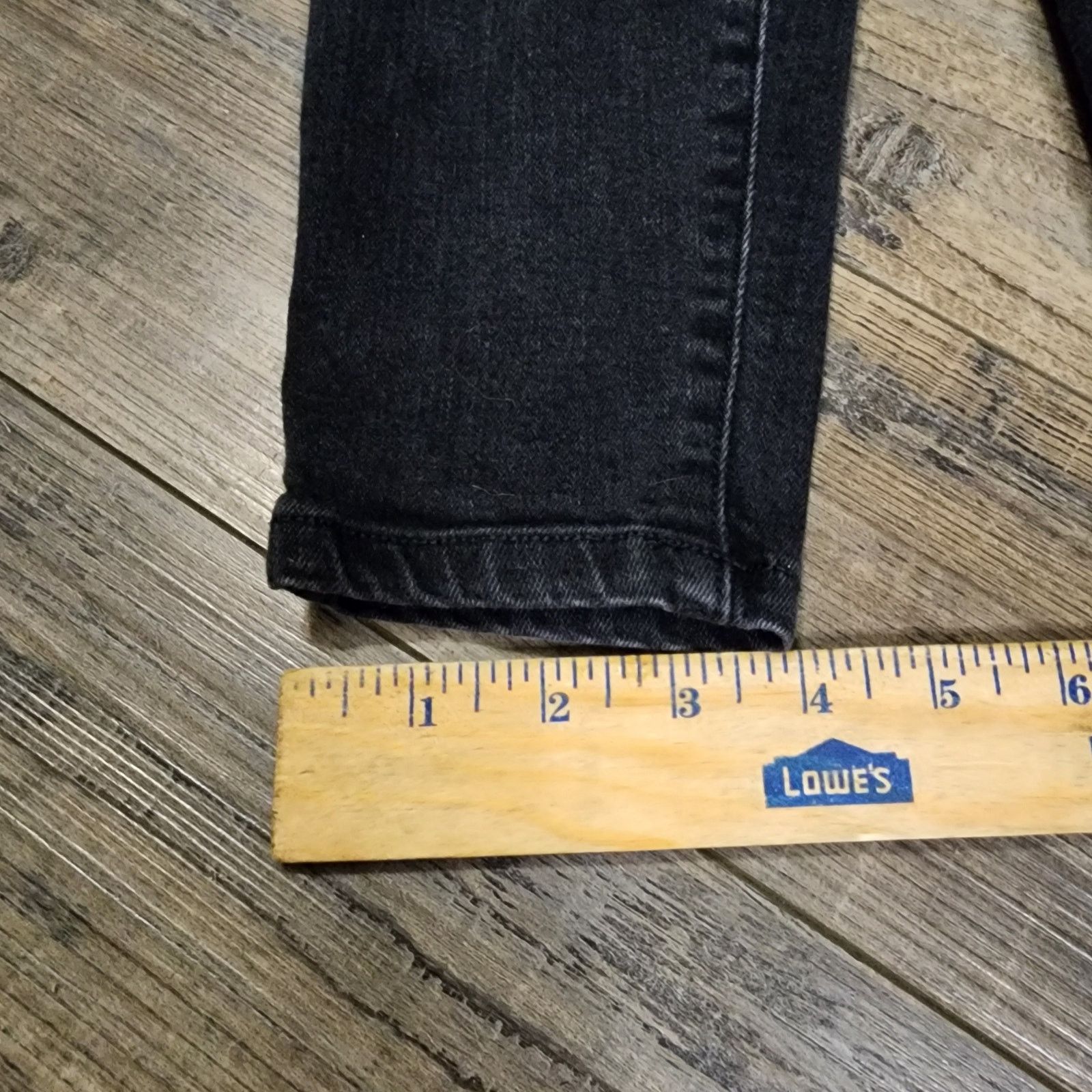Spanx Spanks black denim jeans jeggings size Small Petite 2371 Size 26" / US 2 / IT 38 - 3 Thumbnail