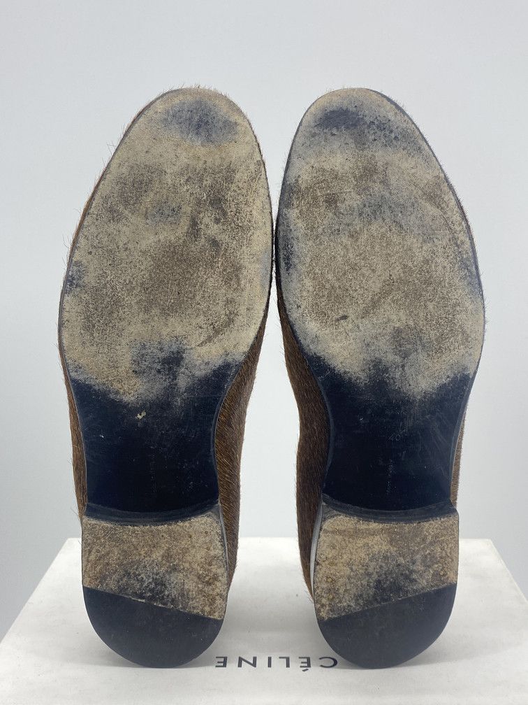 Celine Pony Hair Loafers Size US 7 / EU 40 - 6 Thumbnail