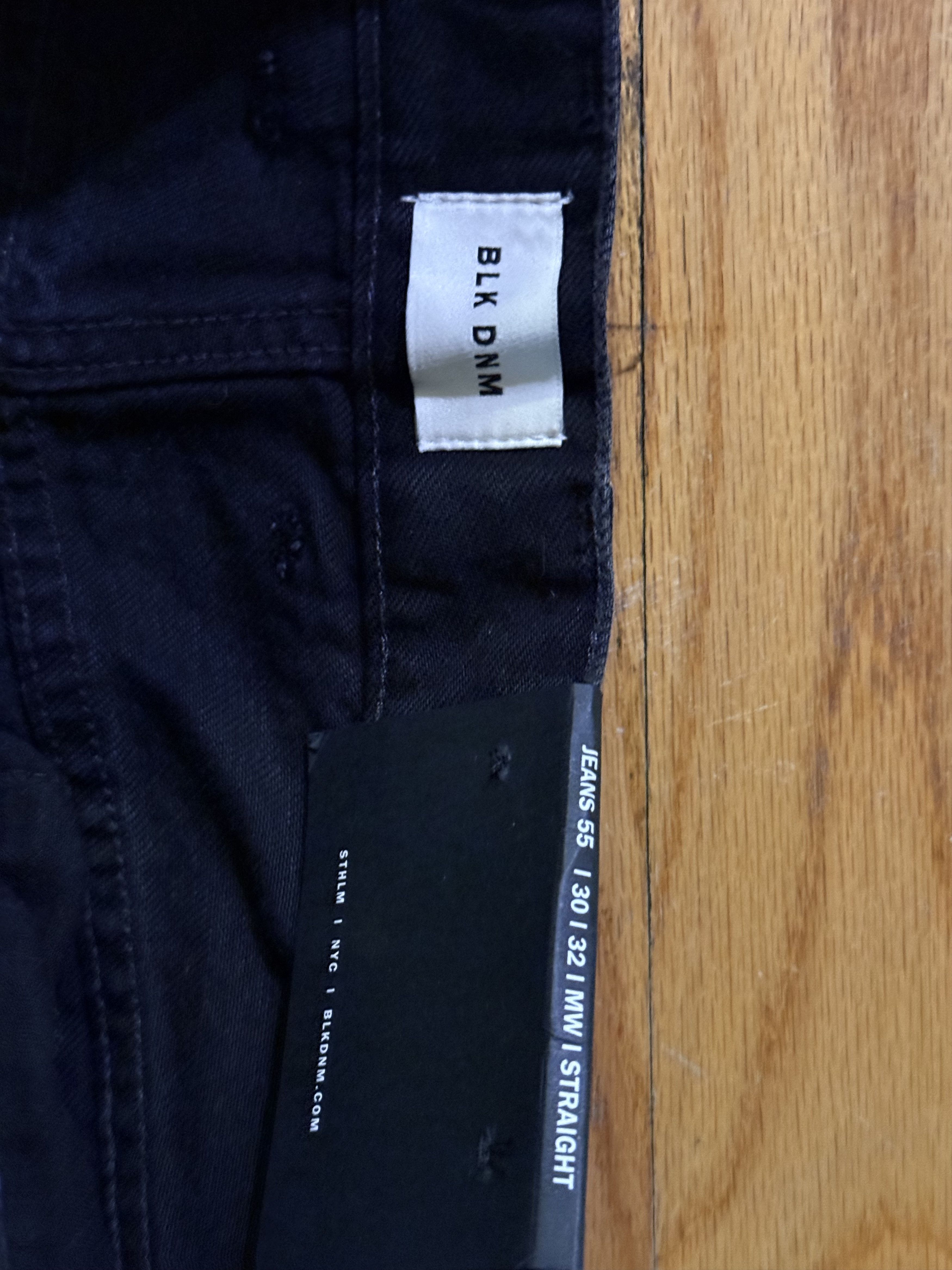 Blk Dnm BLK DNM NYC 'JEANS 55' BLACK JEANS 30X32 Size US 30 / EU 46 - 3 Thumbnail