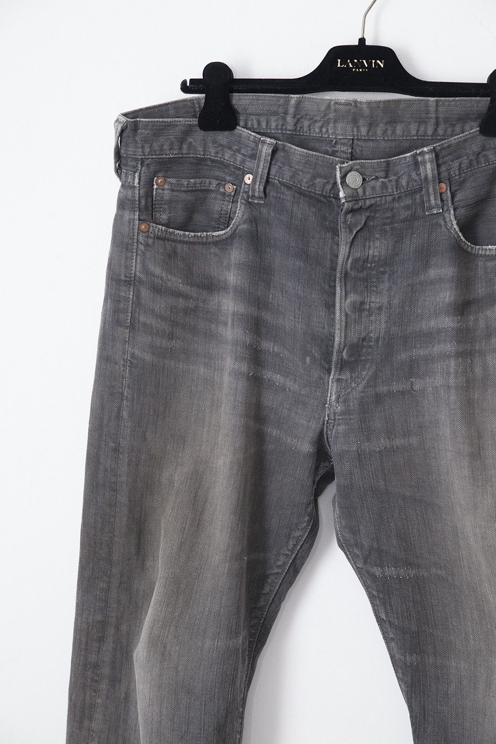 Full Count & Co. FullCount grey denim jeans Size US 36 / EU 52 - 2 Thumbnail