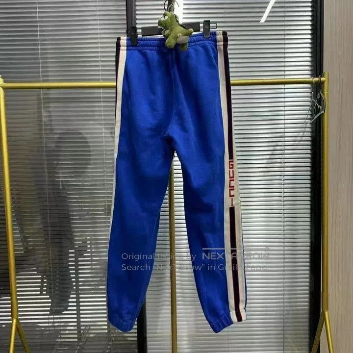 Gucci Gucci Blue Side Logo Sweatpants S. Size US 30 / EU 46 - 3 Thumbnail