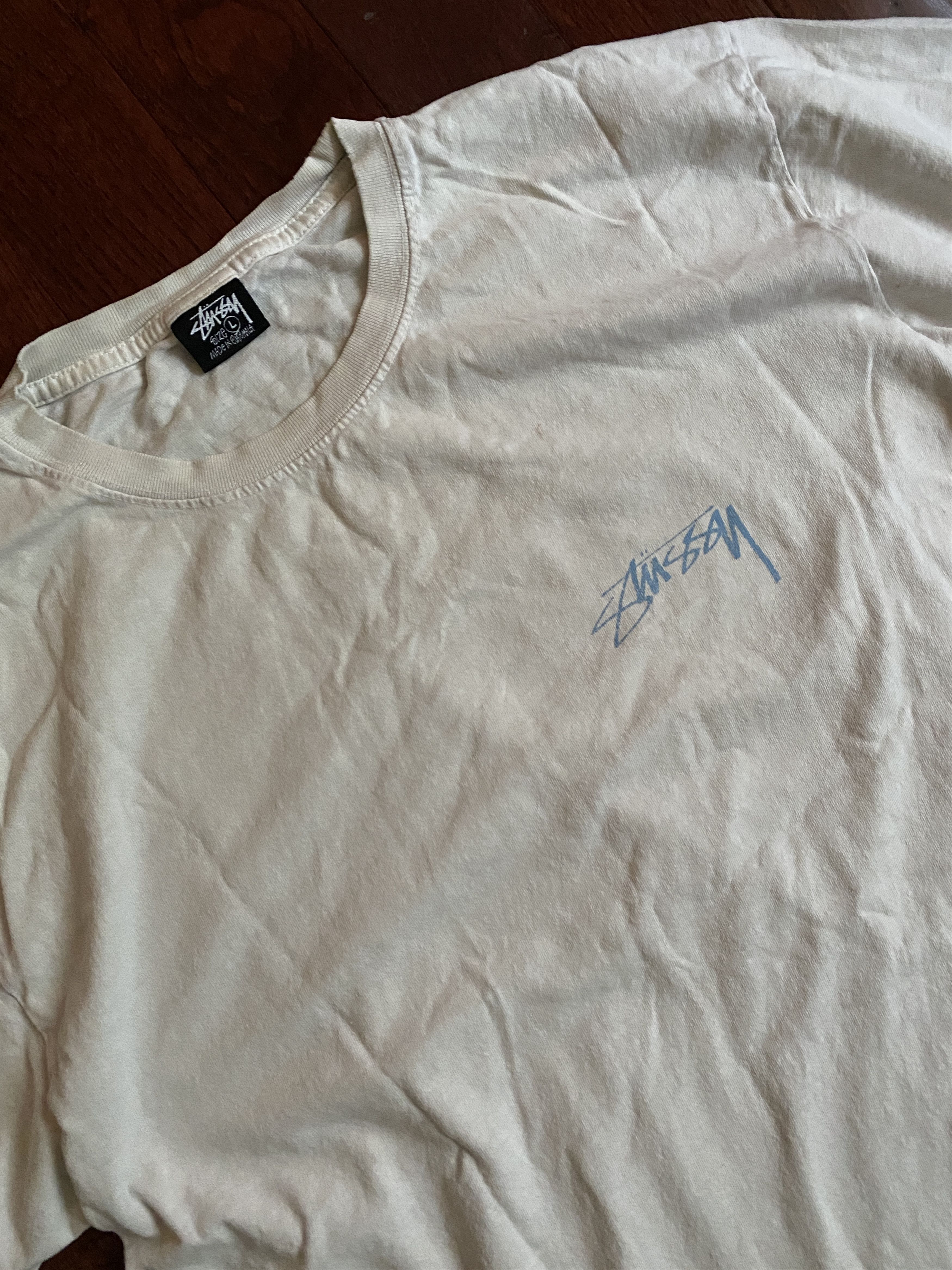 Stussy Statue Pigment Dyed T-Shirt Size US L / EU 52-54 / 3 - 4 Thumbnail