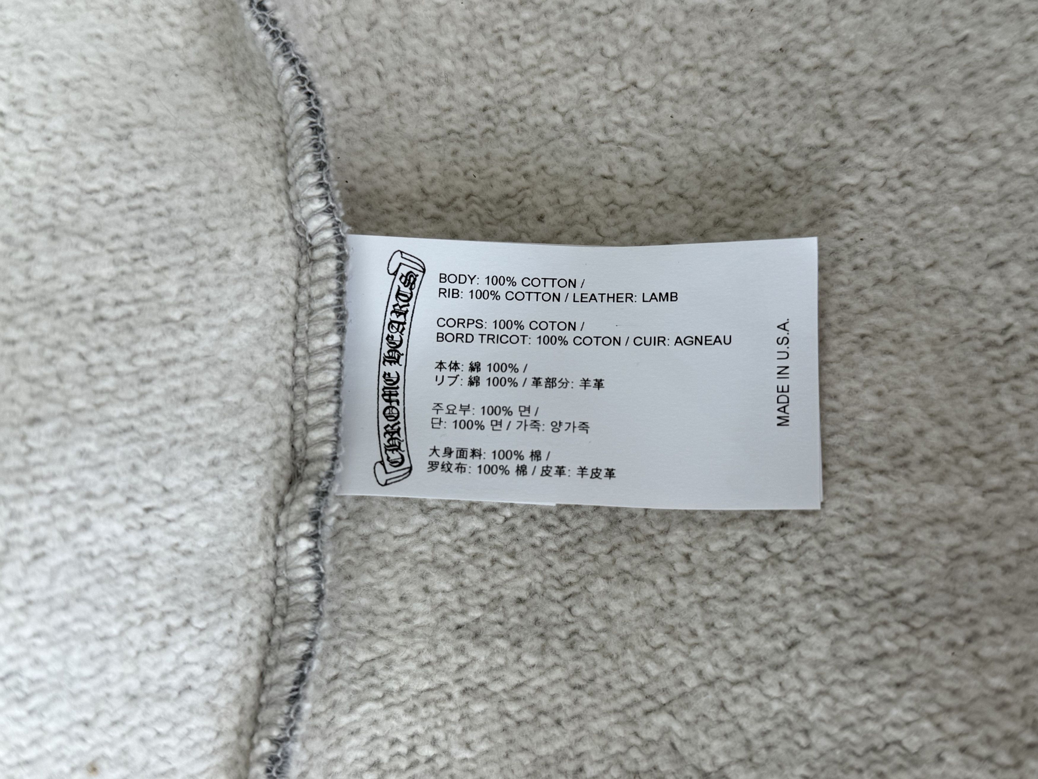 Chrome Hearts Grey & Black Triple Cross Patch Paper Jam Hoodie Size US XXL / EU 58 / 5 - 4 Thumbnail