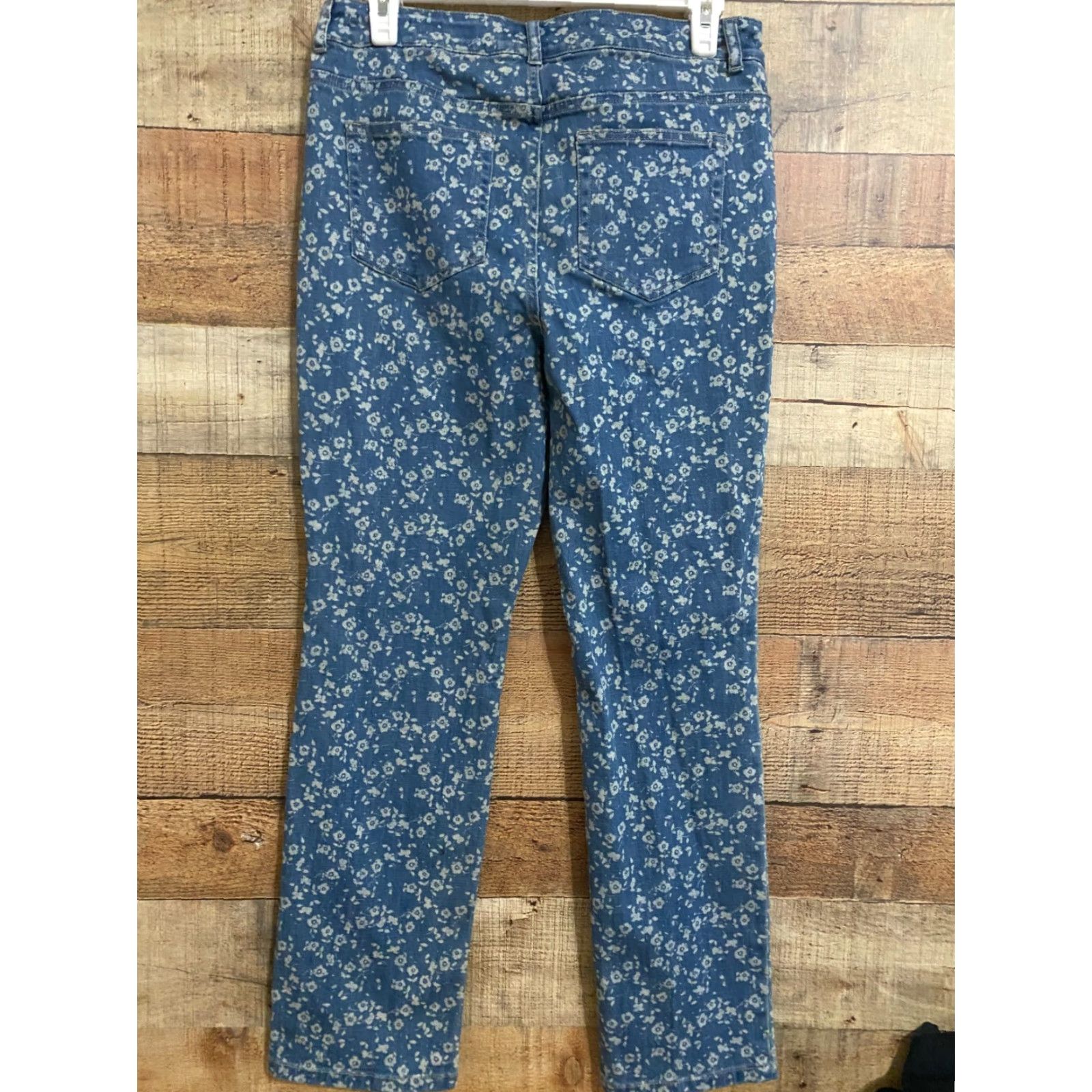 Vintage LOGO by Lori Goldstein Floral pants Straight size 8 Size 30" / US 8 / IT 44 - 2 Thumbnail