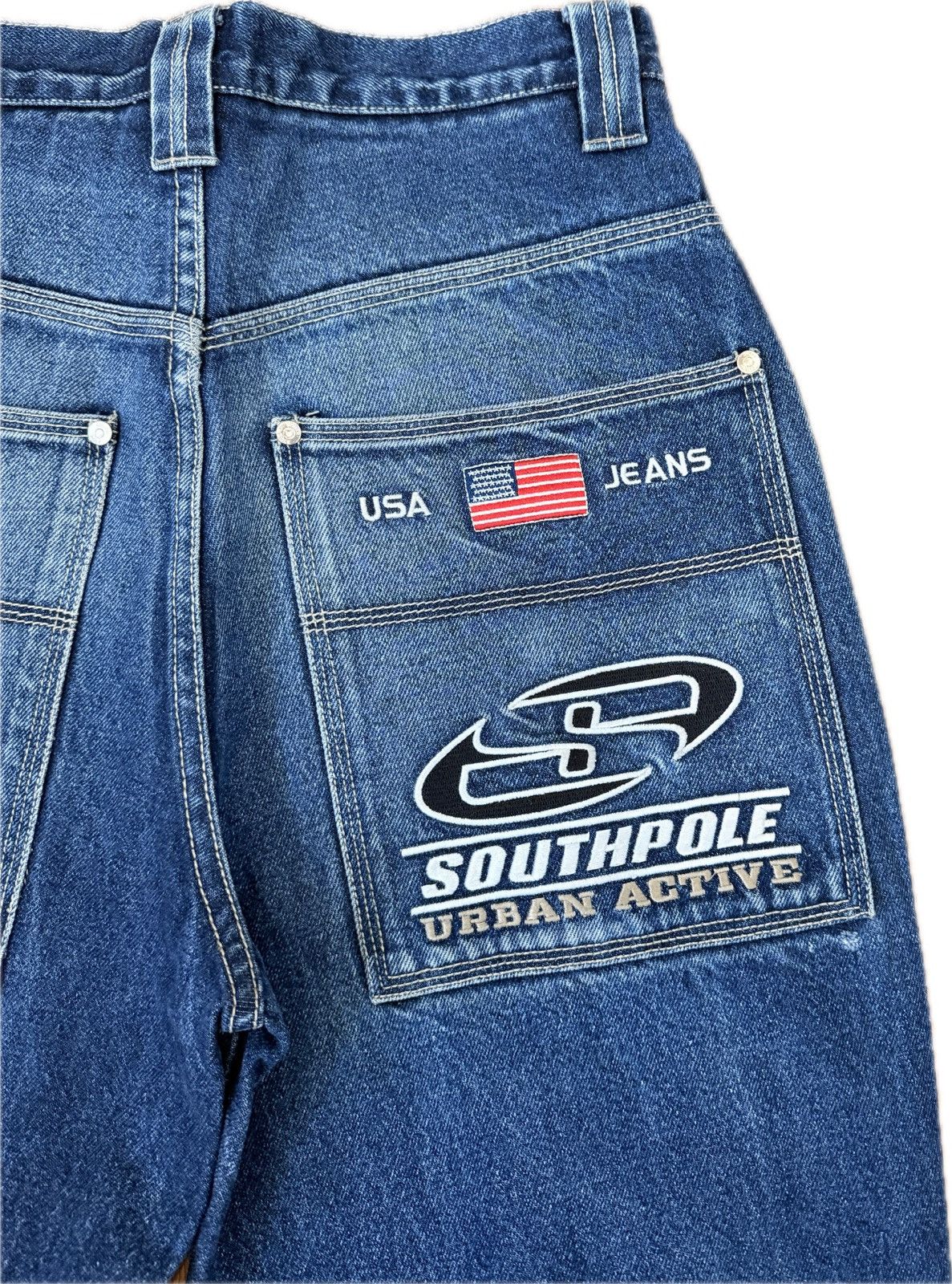 Southpole Southpole Spelled Out Jeans Size US 31 - 3 Thumbnail