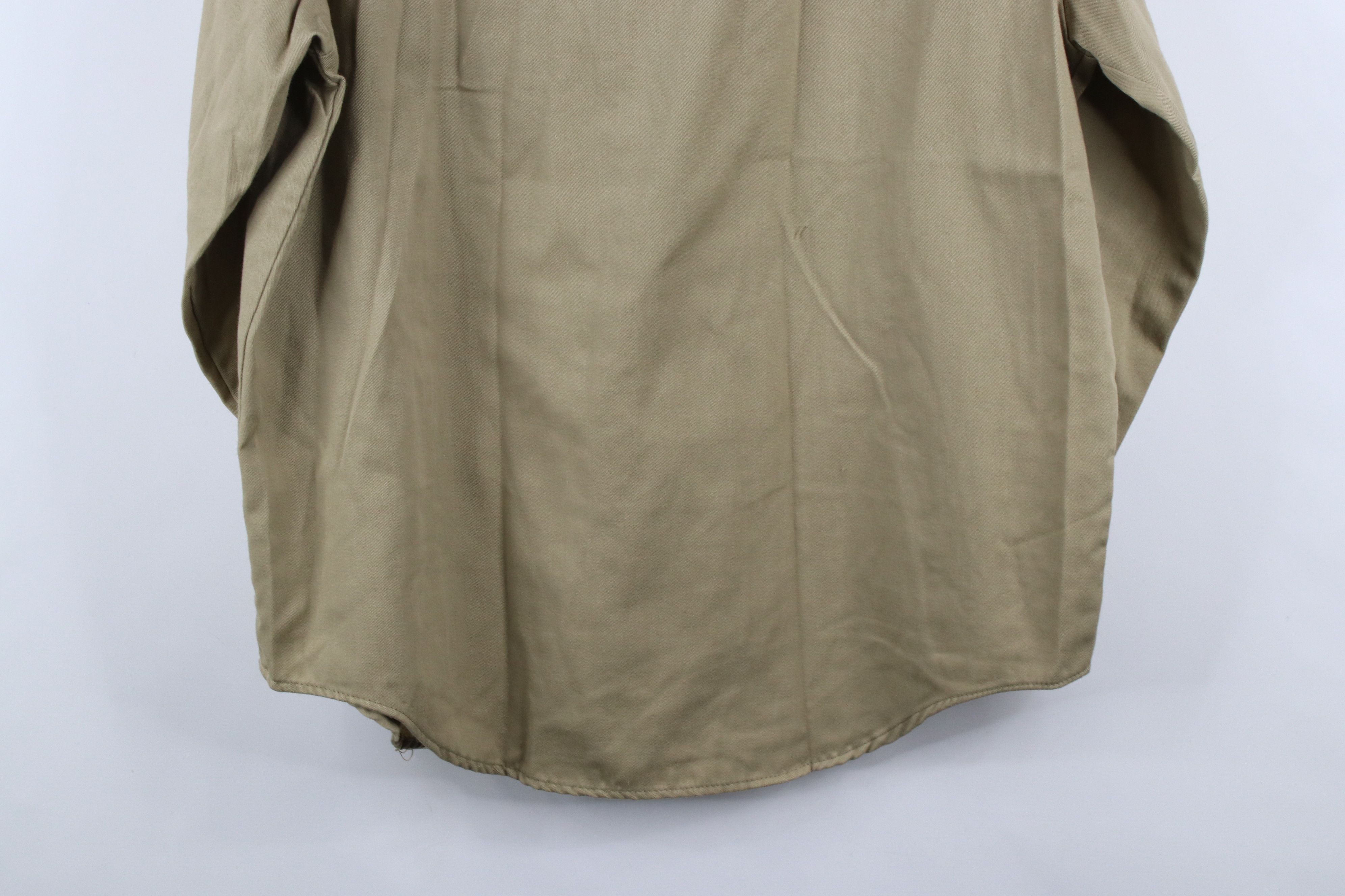 Vintage Vintage 70s Big Mac Workwear Mechanic Button Shirt Beige USA Size US M / EU 48-50 / 2 - 12 Thumbnail