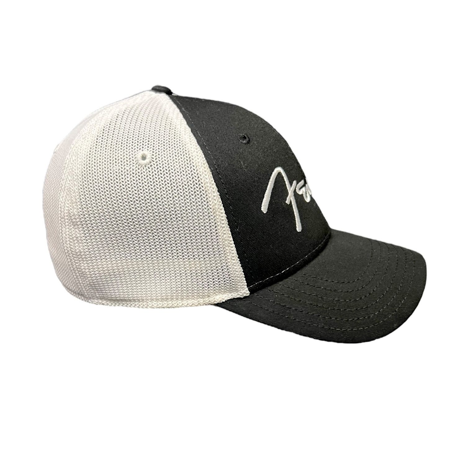 Fender Fender Guitars Black and White Otto Trucker Hat - S/M Size ONE SIZE - 3 Thumbnail