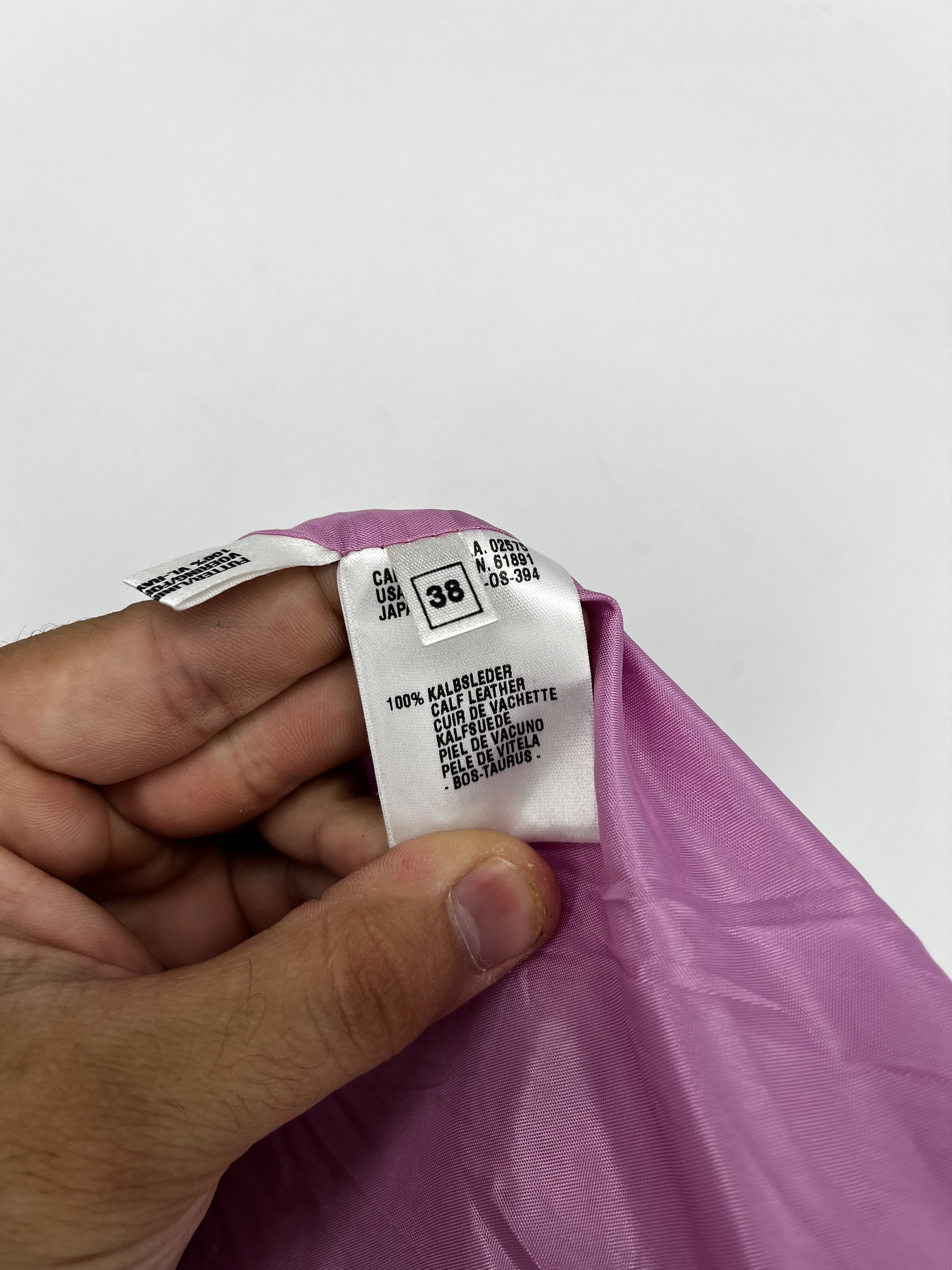 Laurel Leather biker jacket Laurel Pink size 38FR in Leather Size XS / US 0-2 / IT 36-38 - 15 Thumbnail