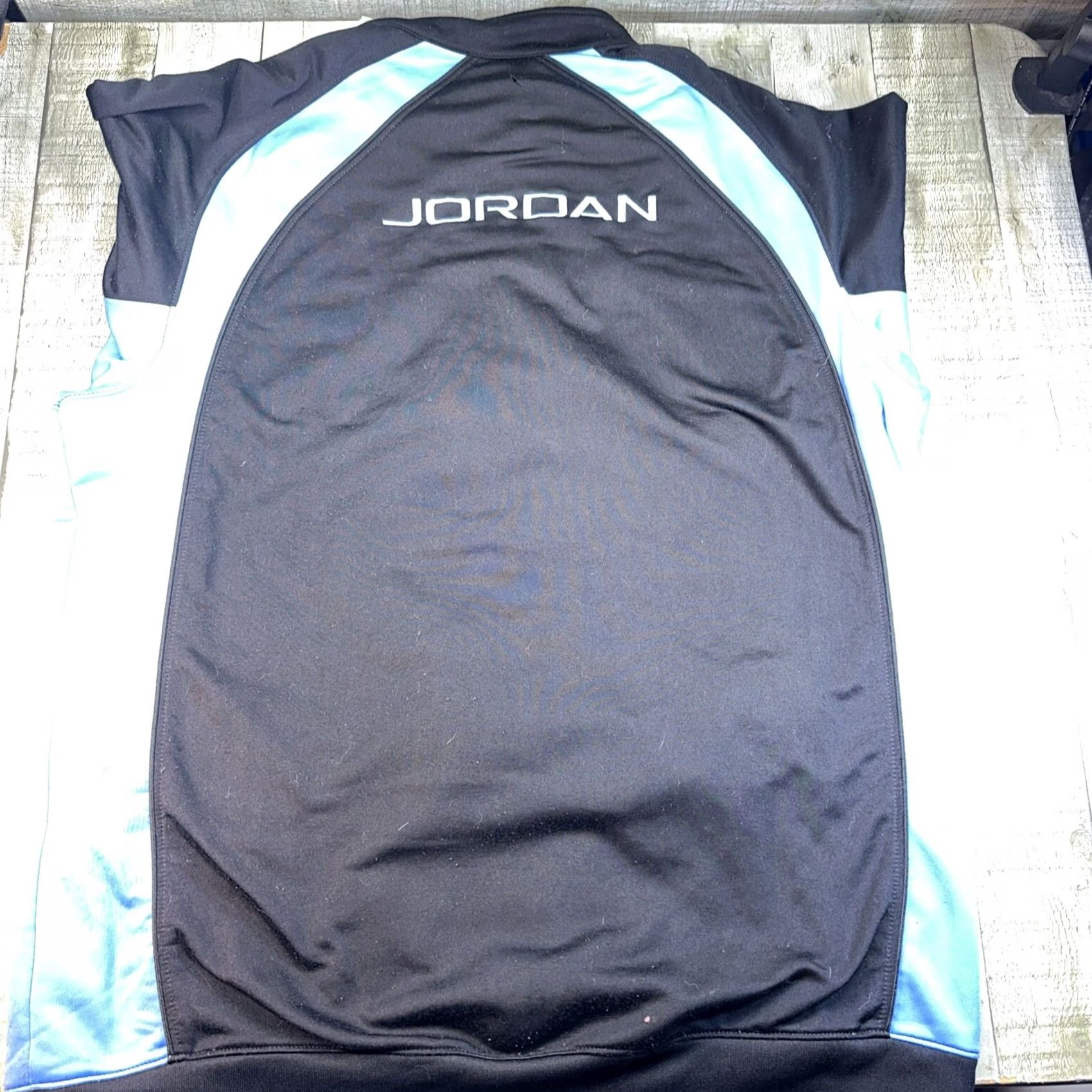 Jordan Brand VINTAGE Jordan Jumpman Basketball Jacket Mens L Black Blue Track Size US L / EU 52-54 / 3 - 6 Thumbnail
