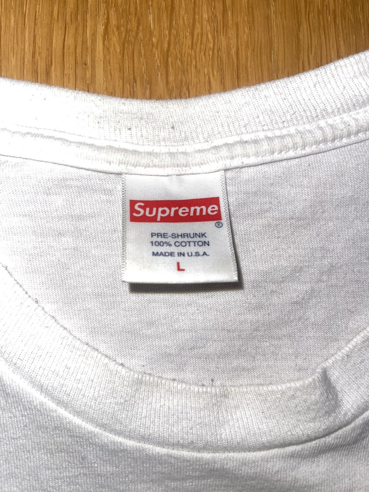 Supreme Supreme Classic Logo Tee Size US L / EU 52-54 / 3 - 3 Thumbnail
