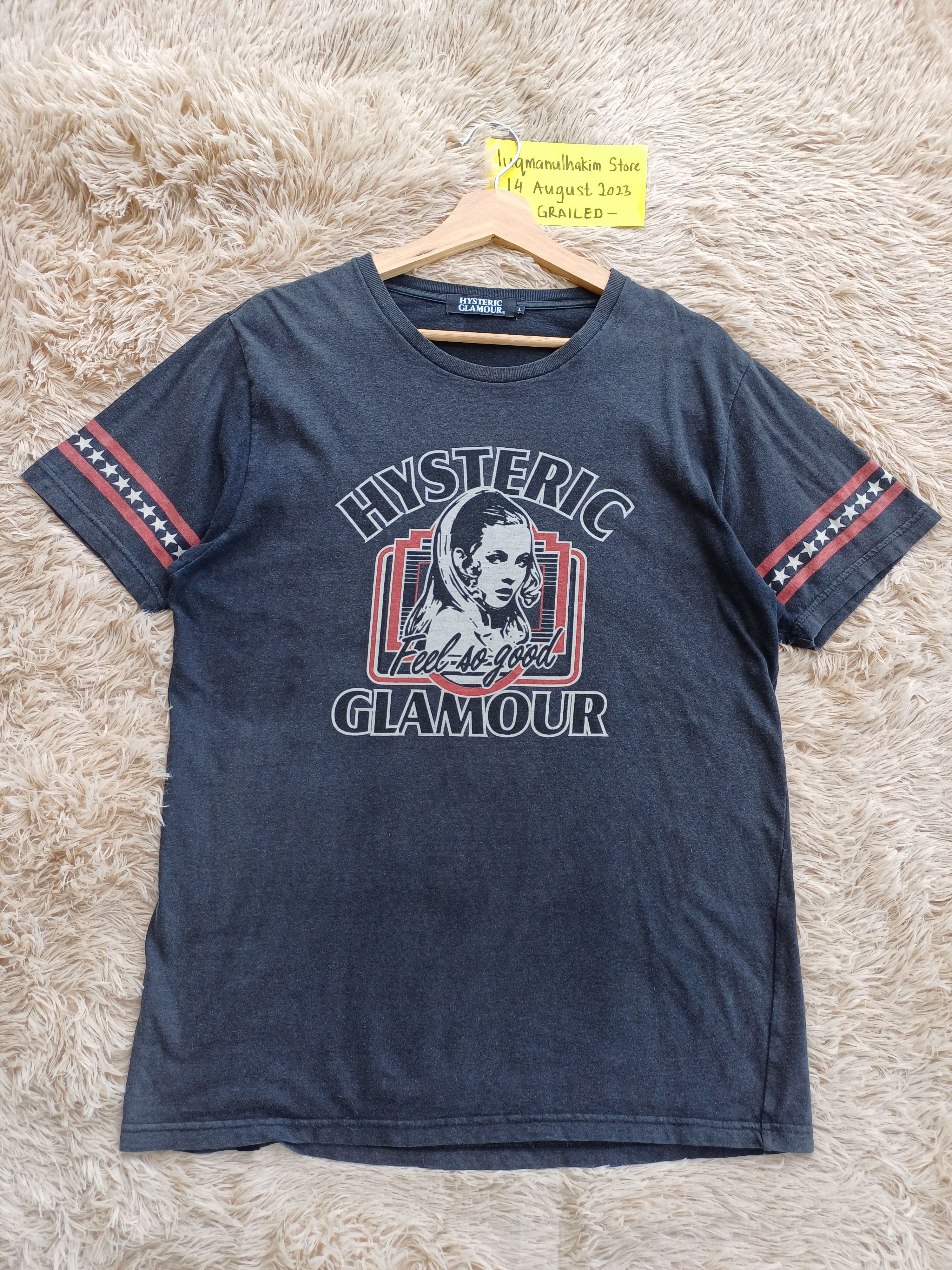 Hysteric Glamour Rare Vintage Hysteric Glamour Feel So Good Tshirt Size L / US 10 / IT 46 - 1 Thumbnail