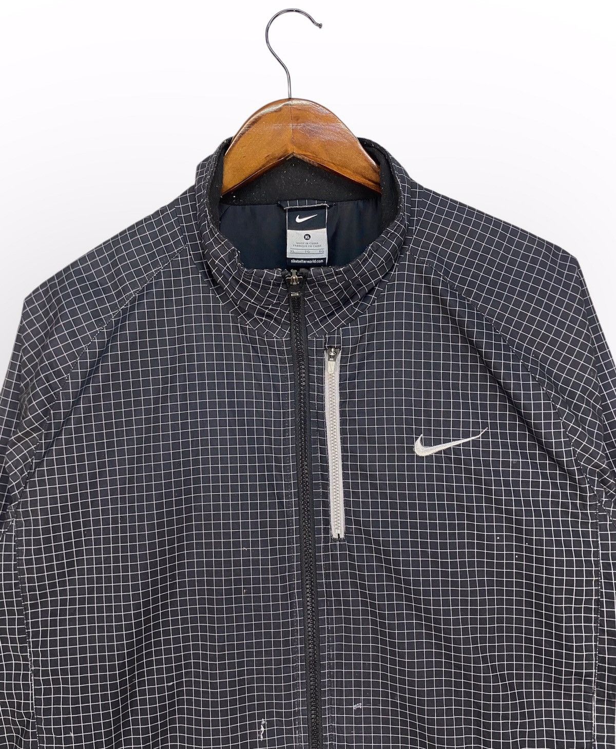 Nike × Vintage 💥RARE💥NIKE EMBROIDERY SMALL LOGO HOODIE Size US XL / EU 56 / 4 - 3 Thumbnail