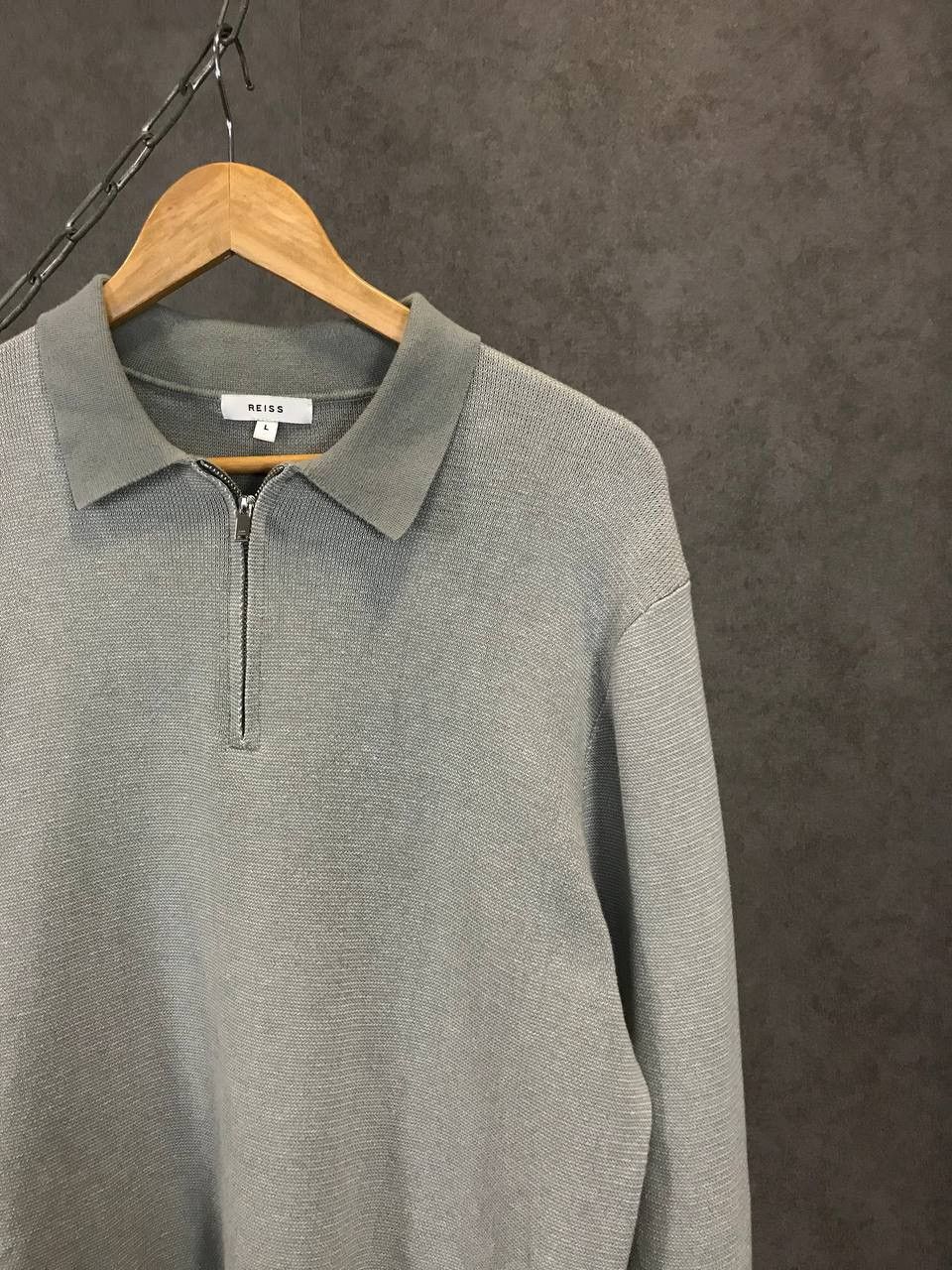Designer Reiss designer 1/3 zip sweatshirt Size US L / EU 52-54 / 3 - 2 Thumbnail