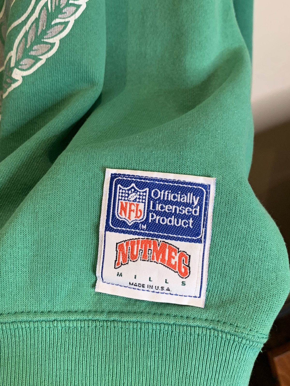 NFL × Nutmeg *RARE* Vintage Philadelphia Eagles Nutmeg NFL USA Sweatshirt Size US L / EU 52-54 / 3 - 3 Thumbnail