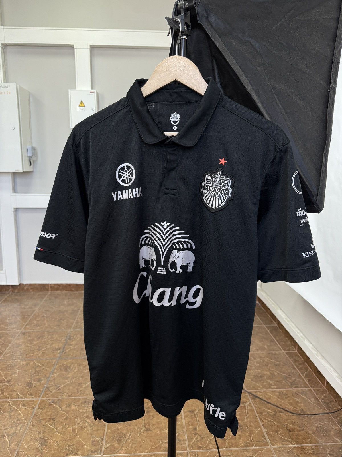Yamaha 🇹🇭 Vintage Buriram United Yamaha Coca Cola Soccer Thailand Size US L / EU 52-54 / 3 - 1 Thumbnail