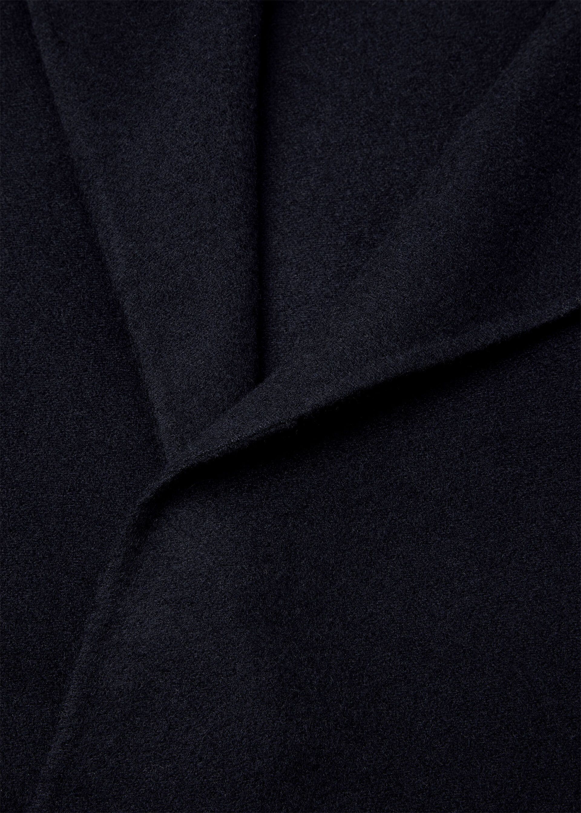 Loro Piana os11x0326 FAQ5816 Francesca Coat in Blue Navy Size L / US 10 / IT 46 - 7 Thumbnail