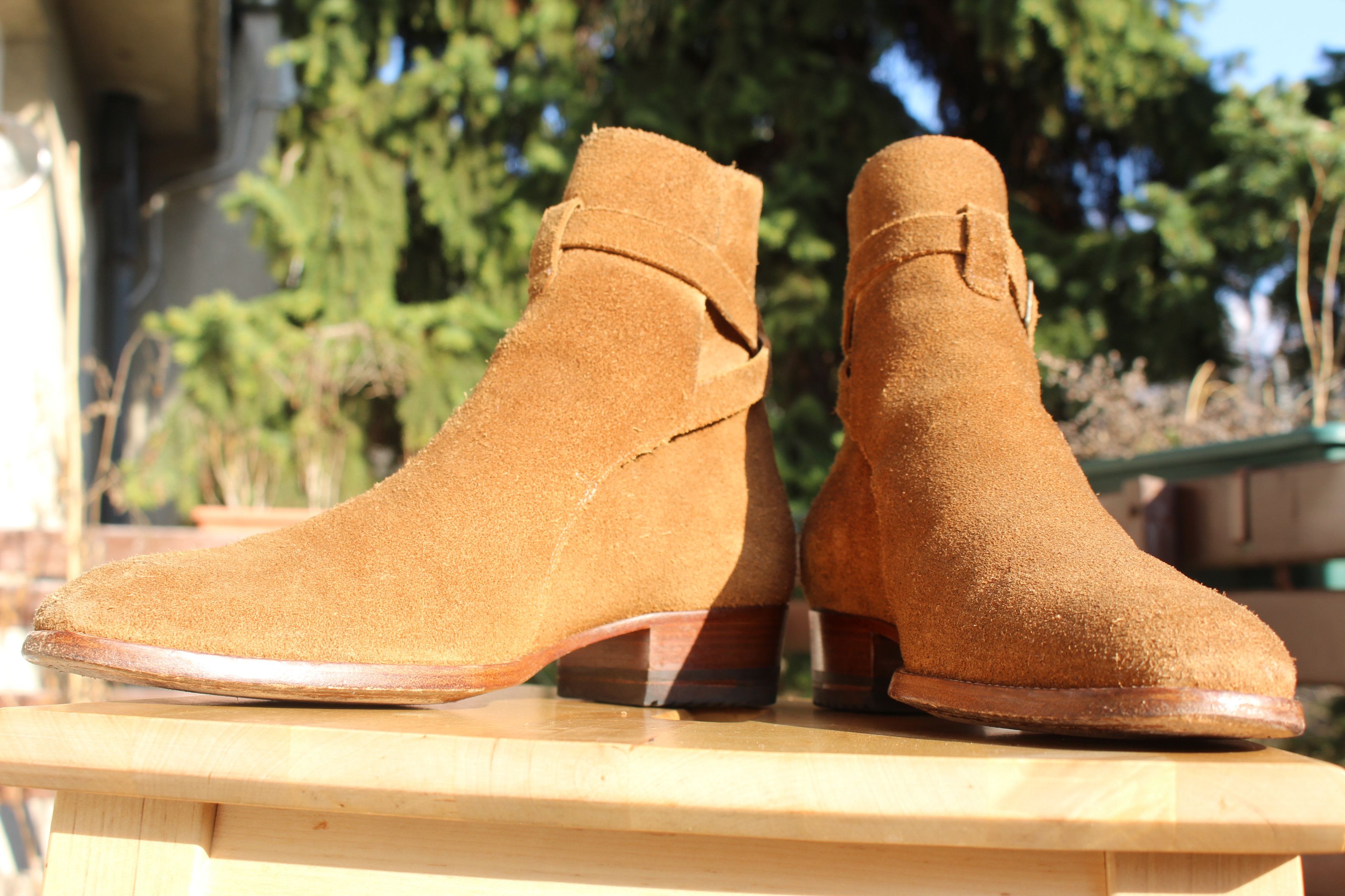 Hedi Slimane × Saint Laurent Paris Suede Jodhpur Boots Size US 8 / EU 41 - 2 Thumbnail
