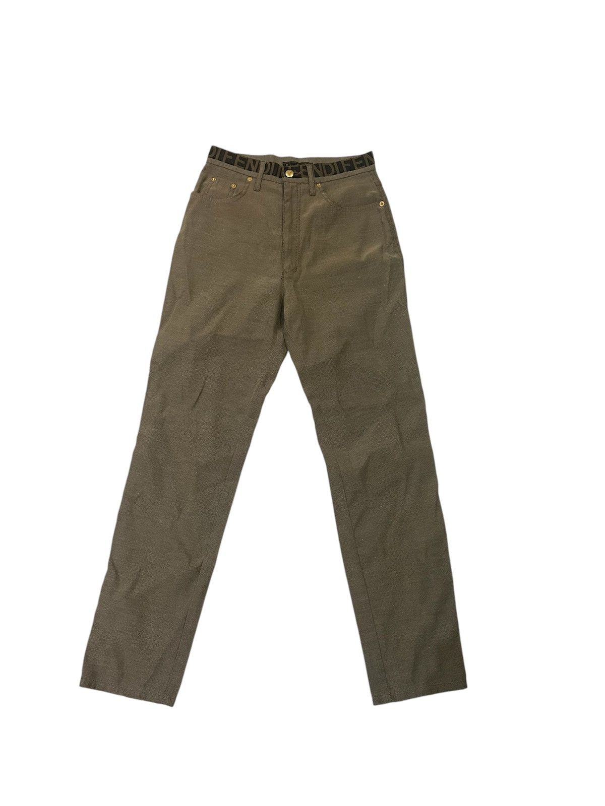Fendi Fendi pant made in italy Size US 27 - 1 Thumbnail