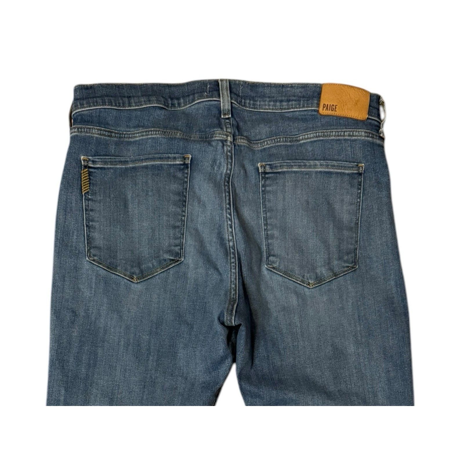 Paige Paige Federal Cartwright Medium Wash Jeans 36 X 30 Size US 36 / EU 52 - 5 Thumbnail
