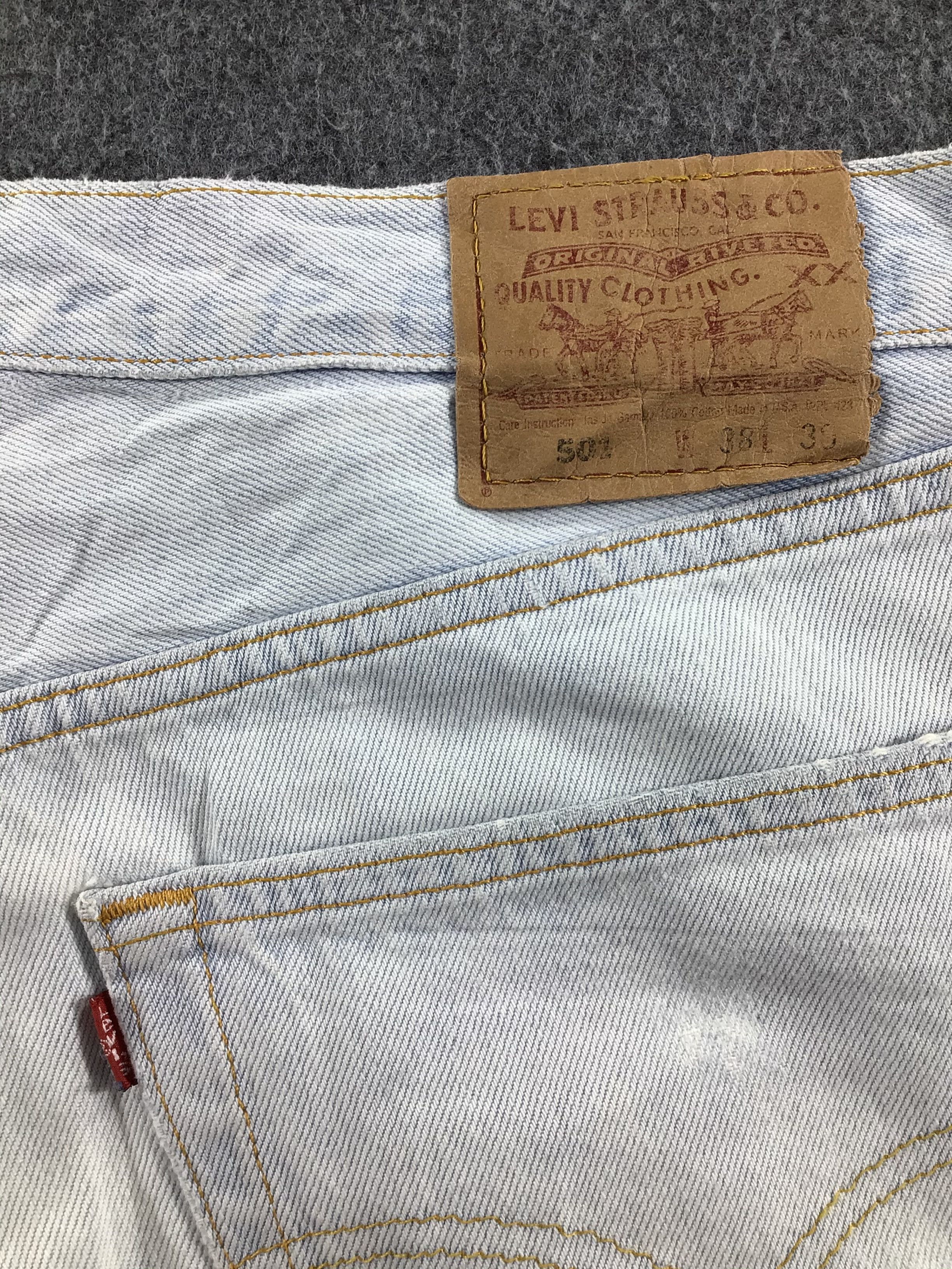 Levi's Vintage 90s Levis 501 Jeans-JM170 Size US 36 / EU 52 - 6 Thumbnail